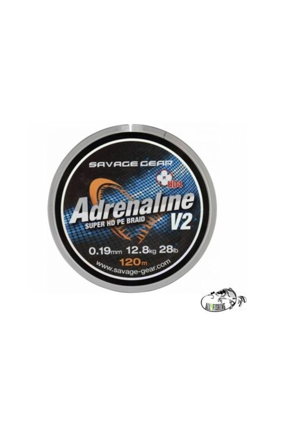 Savage Gear Hd4 Adrenaline V2 Ip Misina 120 Mt 13 Lbs 6 Kg Grey