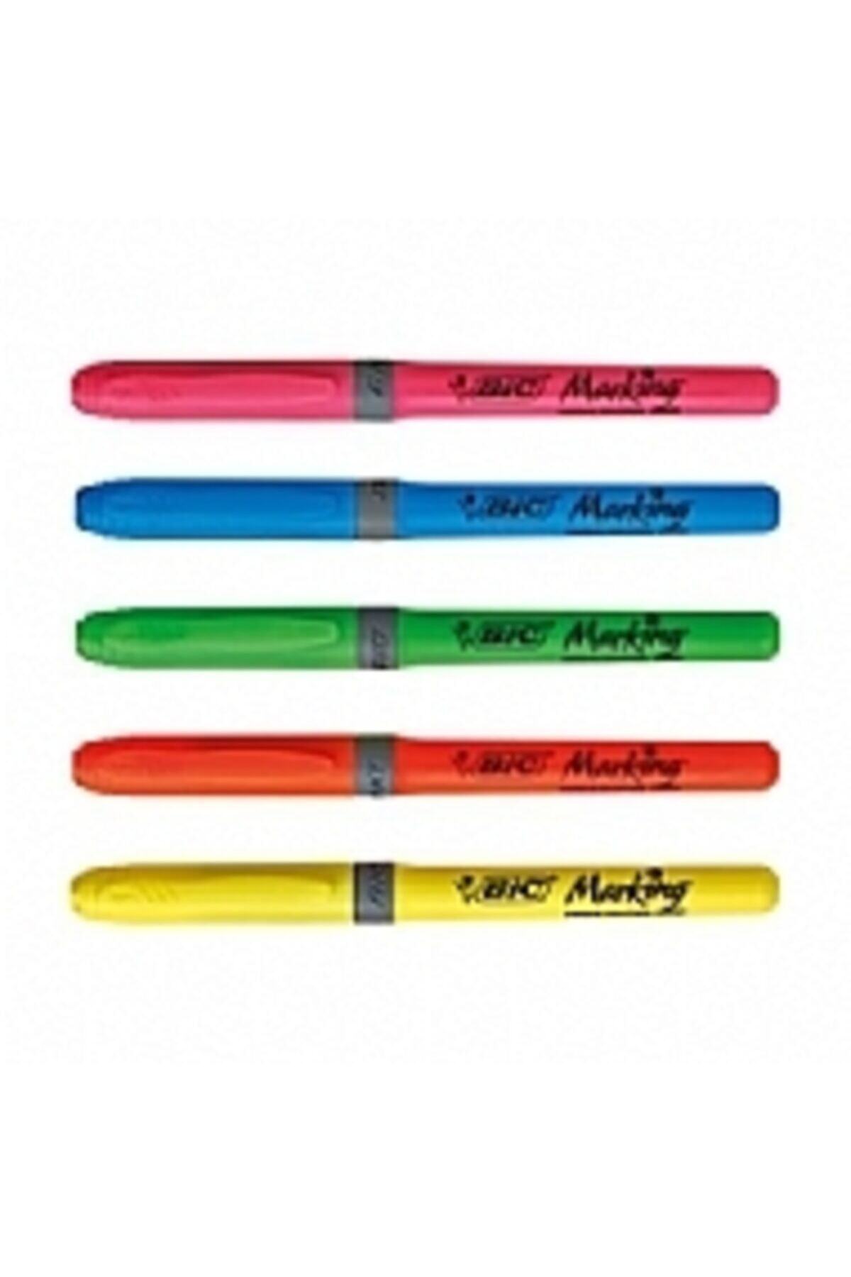 Bic Marking Hıghlıghter Grip 5 Renk