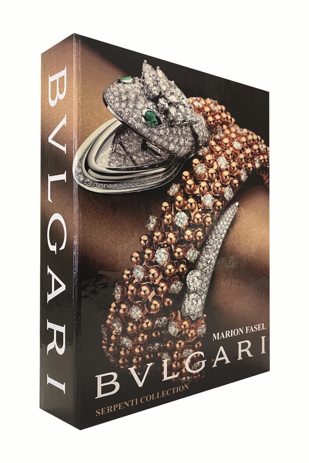RetroLazer Bulgari Dekoratif Kitap Kutu
