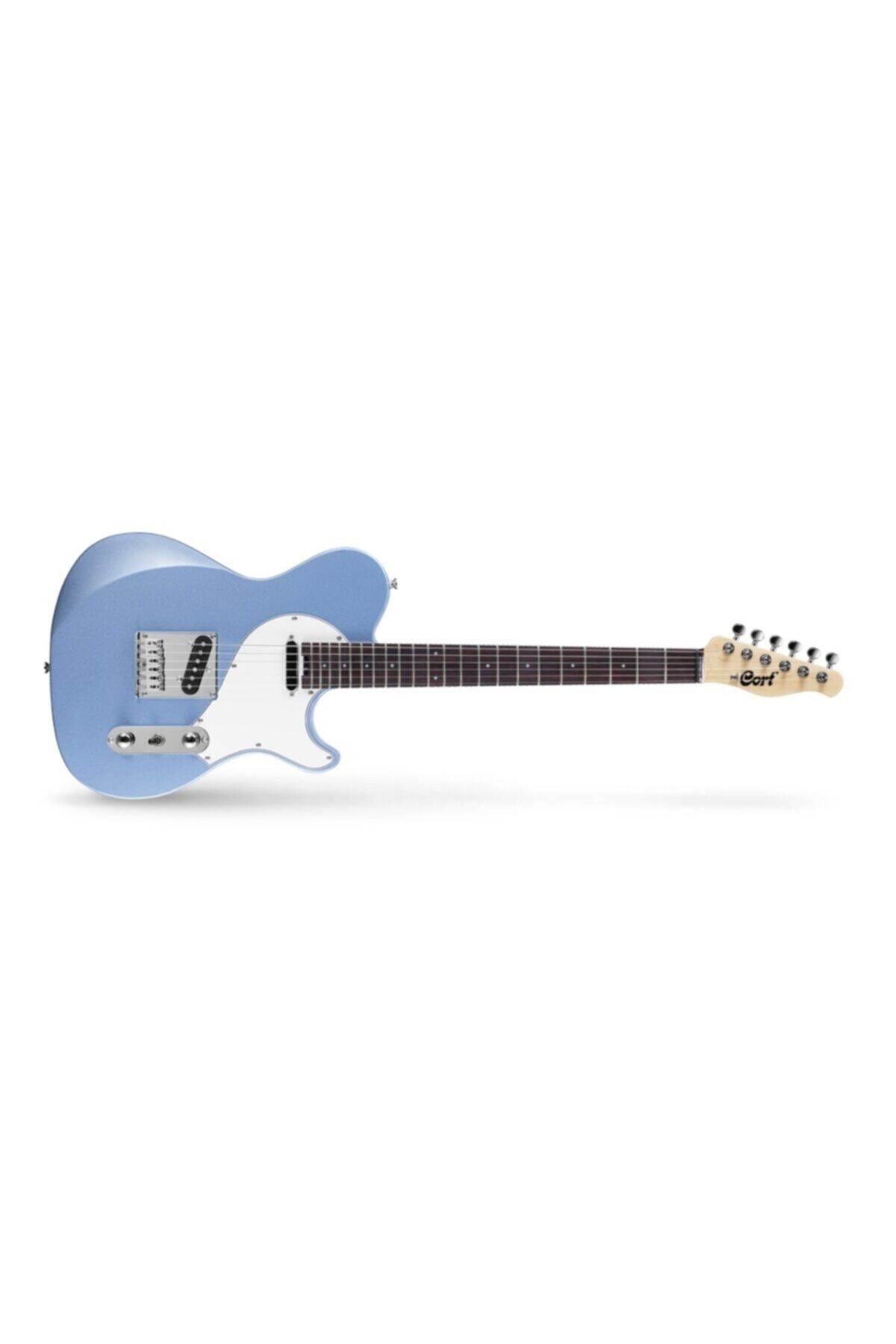 CORT Elektro Gitar Metalik Mavi