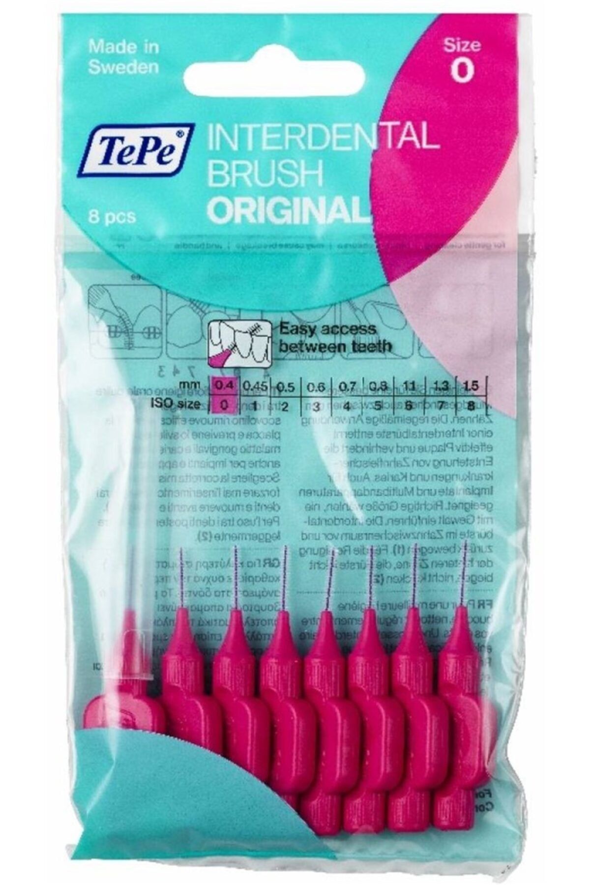 TePe Arayüz Fırçası Pembe 0,4 Mm