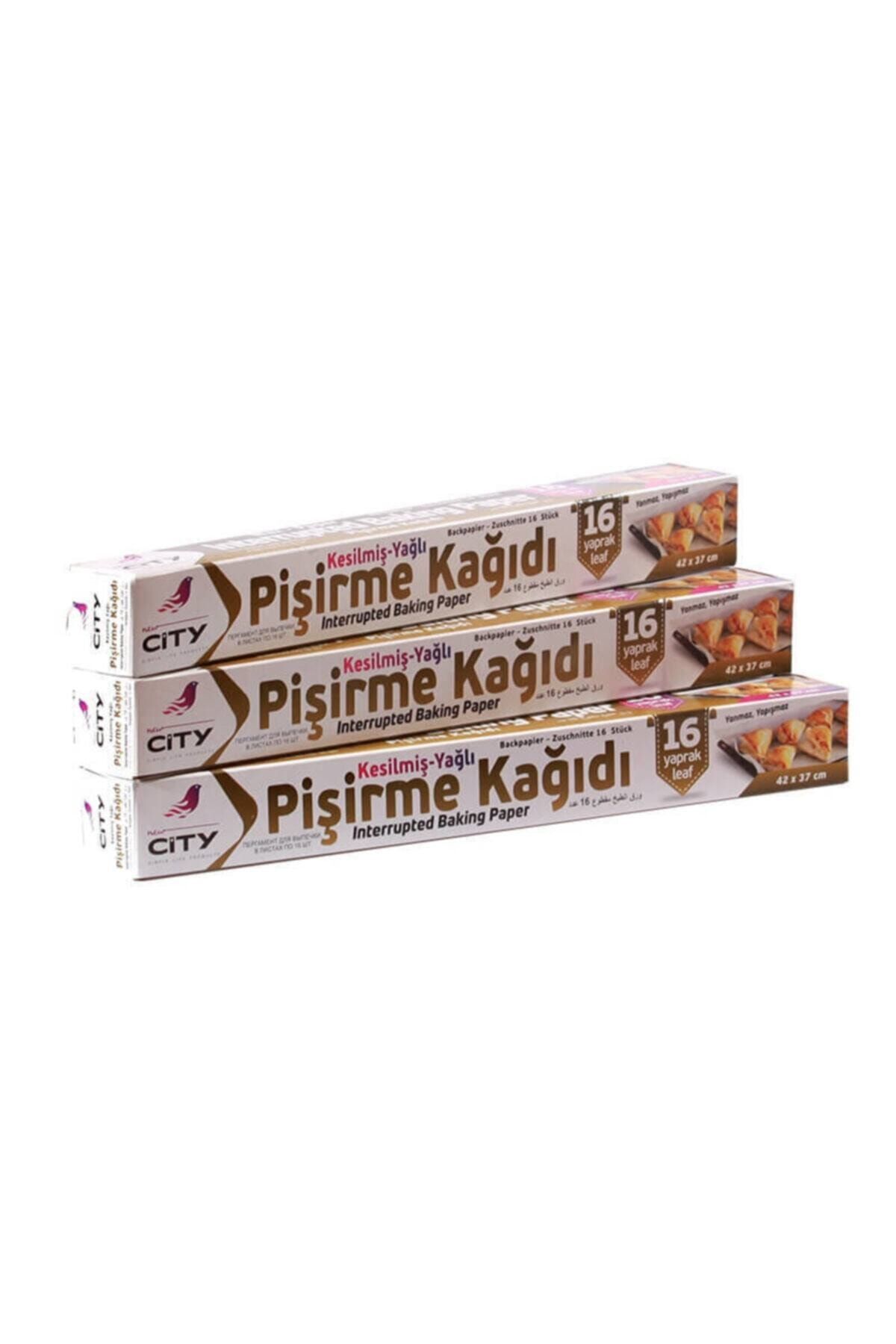 New City Kesilmiş Yağlı Pişirme Kağıdı 42 X 37 cm 16'lı 1 Paket