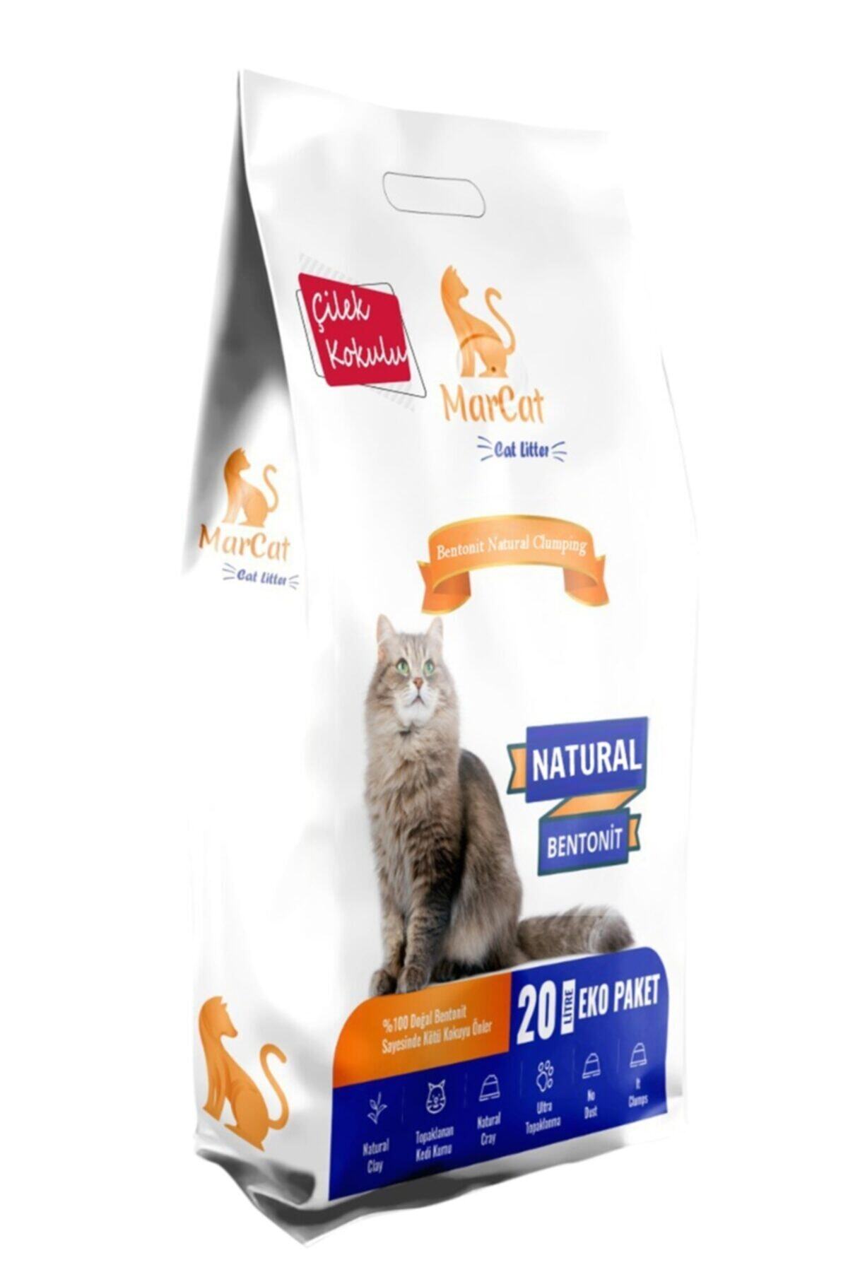 MarCat Kedi Kumu Natural Çilek Kokulu 20 Lt