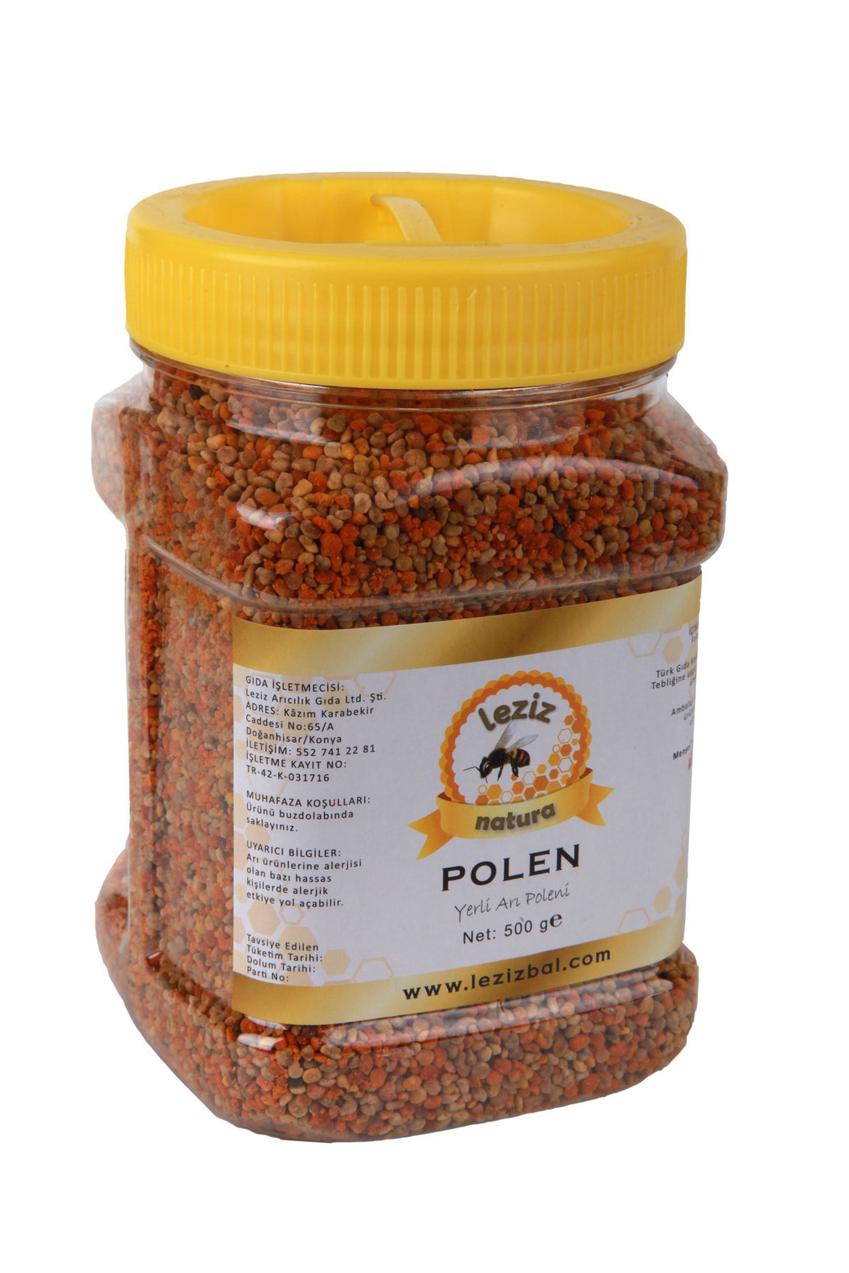 Leziz Natura Kuru Yerli Polen 500 Gr