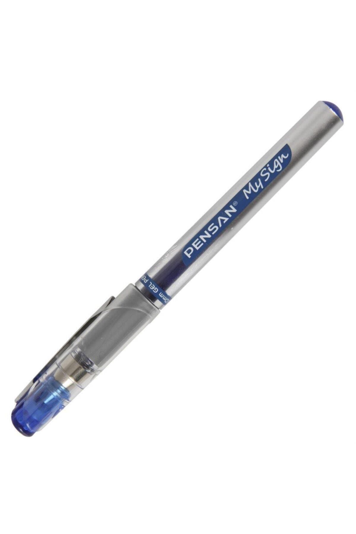 Pensan Roller Kalem Yedeği My-sign Jel Bilye Uçlu Imza Kalem 1.0 Mm Mavi Refil (25 Li Paket)
