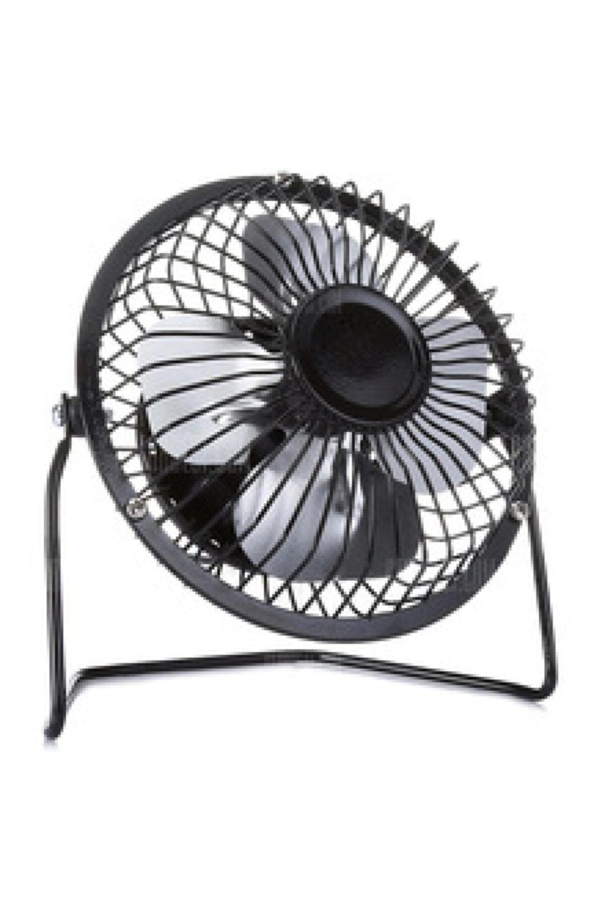 AldımGeldi Usb Fan Usb Vantilatör Usb Metal Kasa Fan Renk Siyah