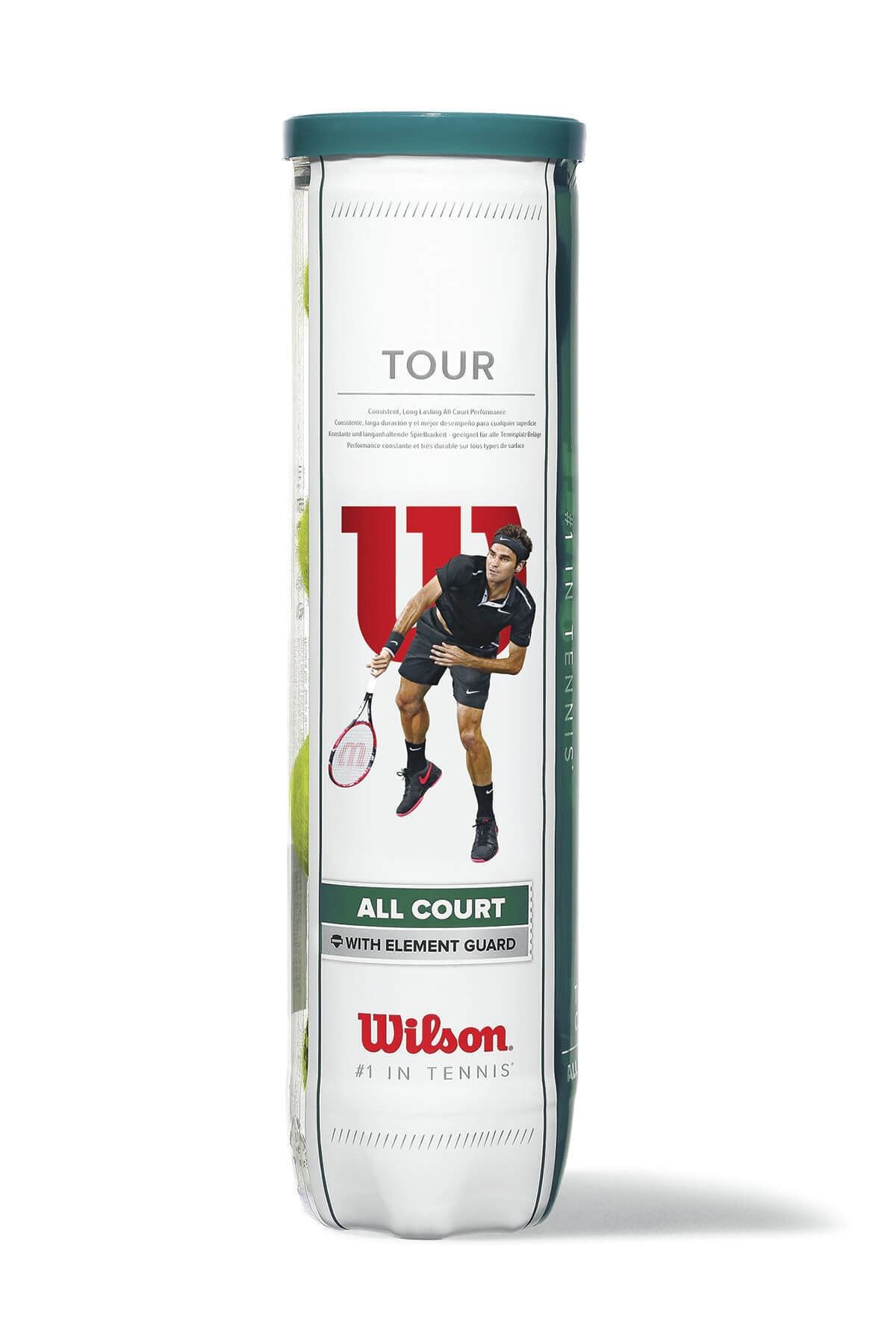 Wilson Unisex Top - TeniWrt115700 Tour All Court 4 Ball - WRT115700