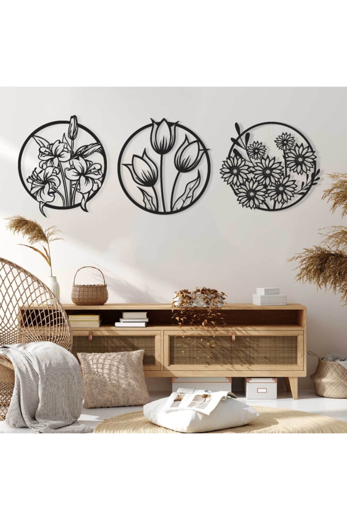 DekArt Home Triple Forest Set - Metal Tablo