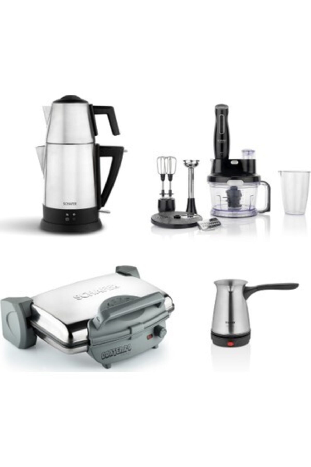 Schafer Kea Elektro Mega Ev Aletleri 4 Lü Set Inox