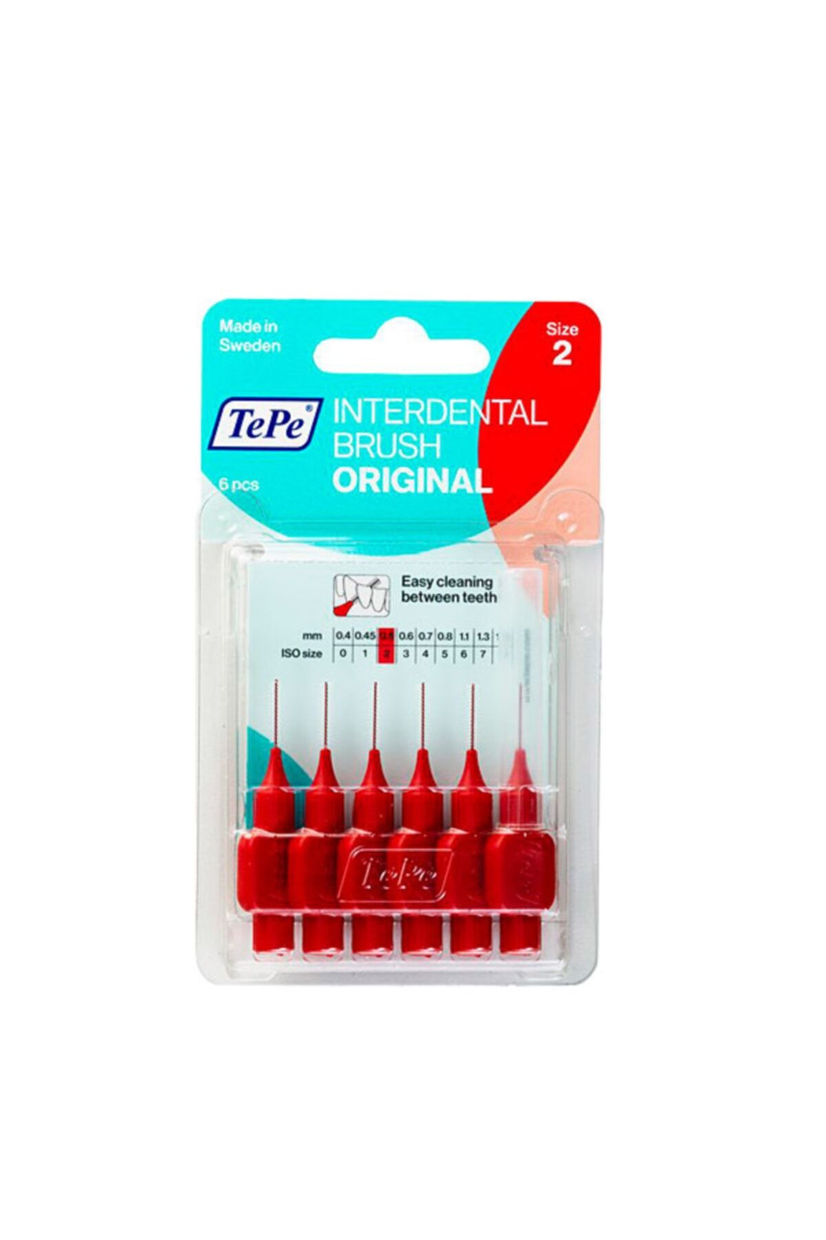 TePe Interdental Brush Arayüz Fırçası Kırmızı 0.5 Mm 6 Lı
