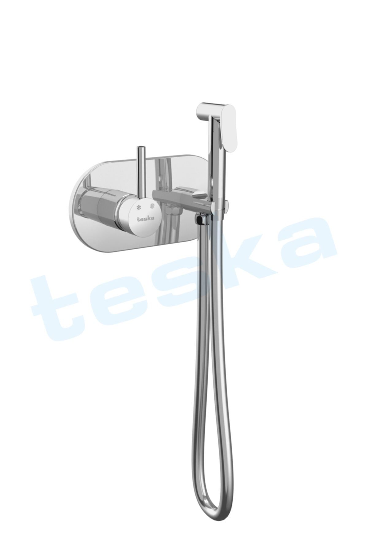 TESKA Alia Krom Yuvarlak Askılı Taharetmatik(SET)
