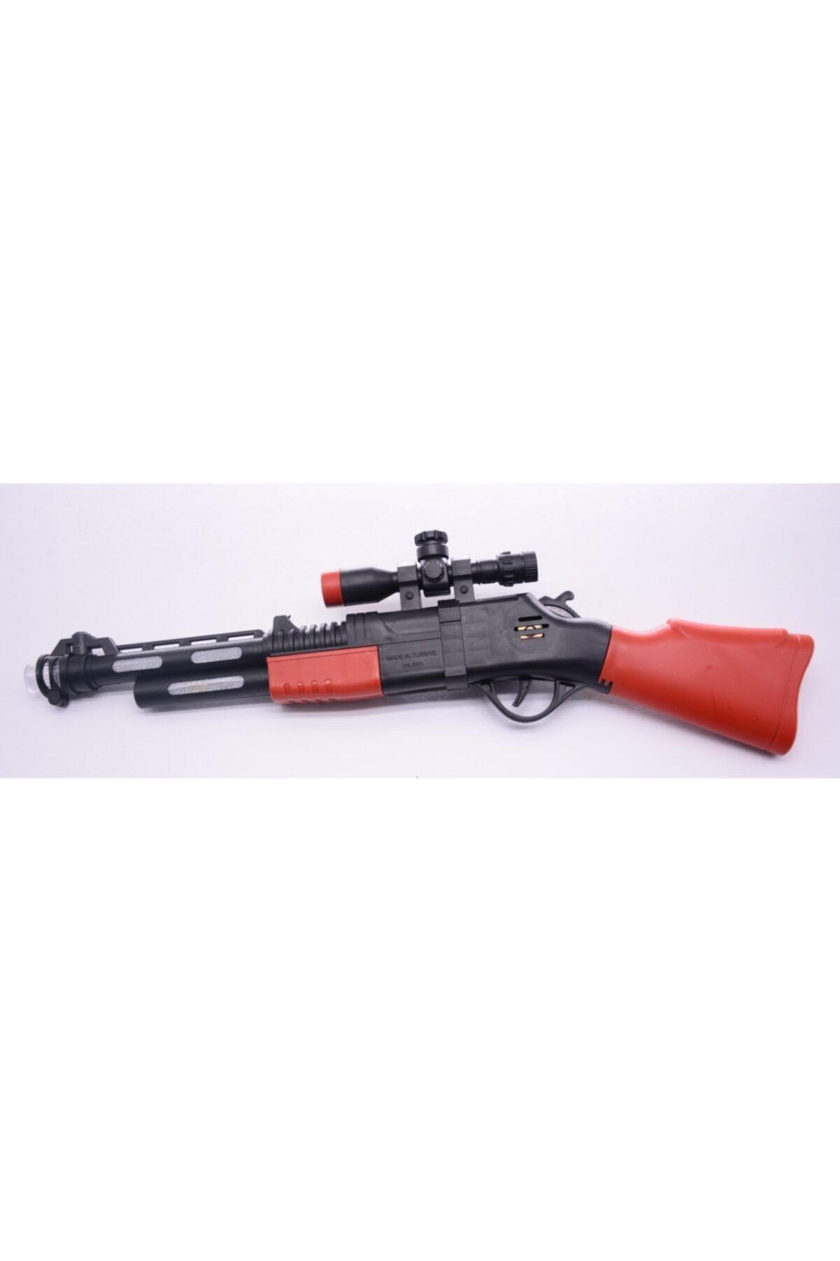 Pasifik Toys Pilli Işıklı Sesli Titreşimli Dürbünlü Silah (43 cm)
