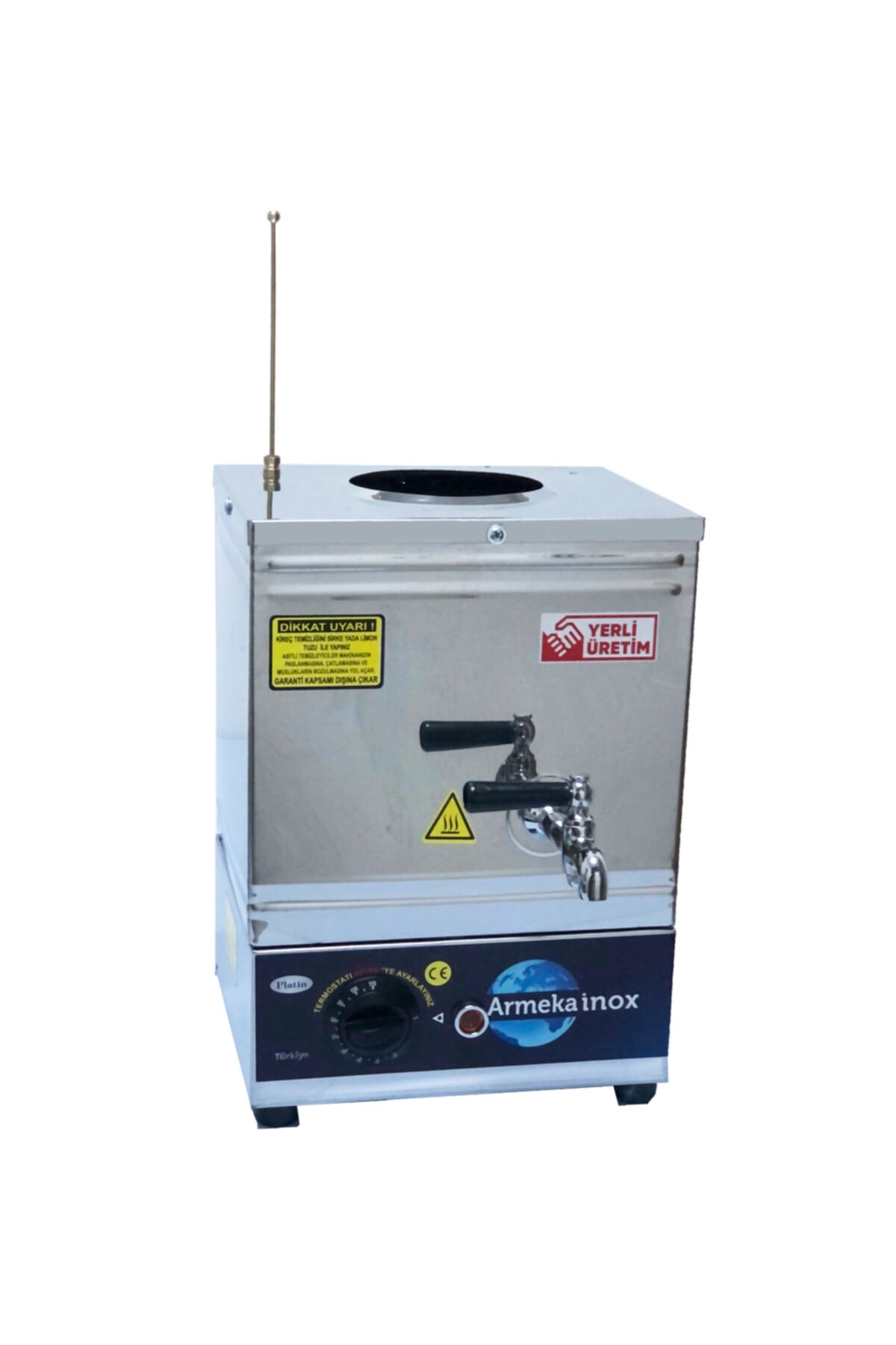 Armeka Platin 10 Litre Elektrikli Pleytsiz Çay Kazanı Kahveci Kazanı Kahve Ve Çay Ocağı