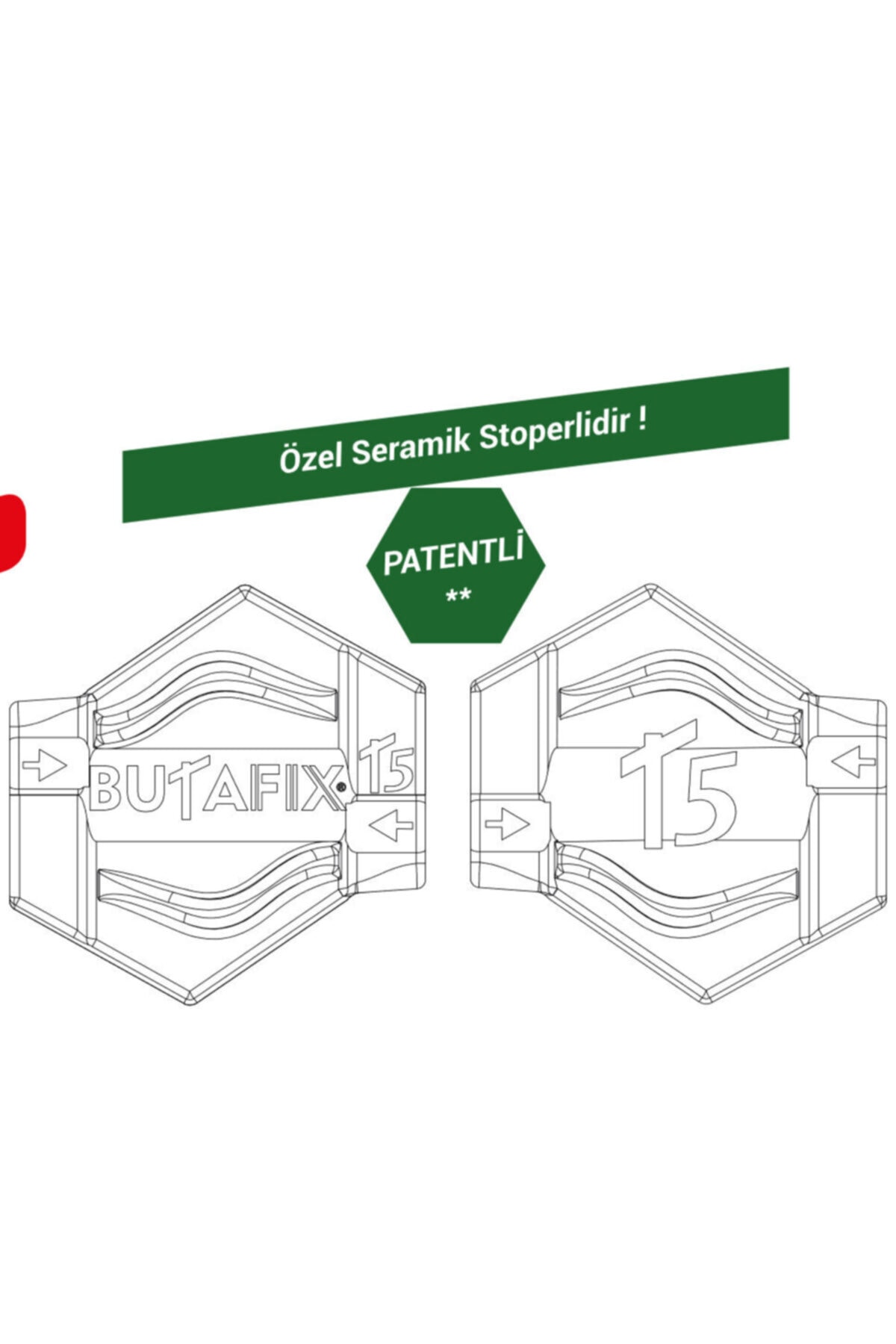 Butafix Butafıx T5 Gerdirme Mandalı ( 100'lu Paket )