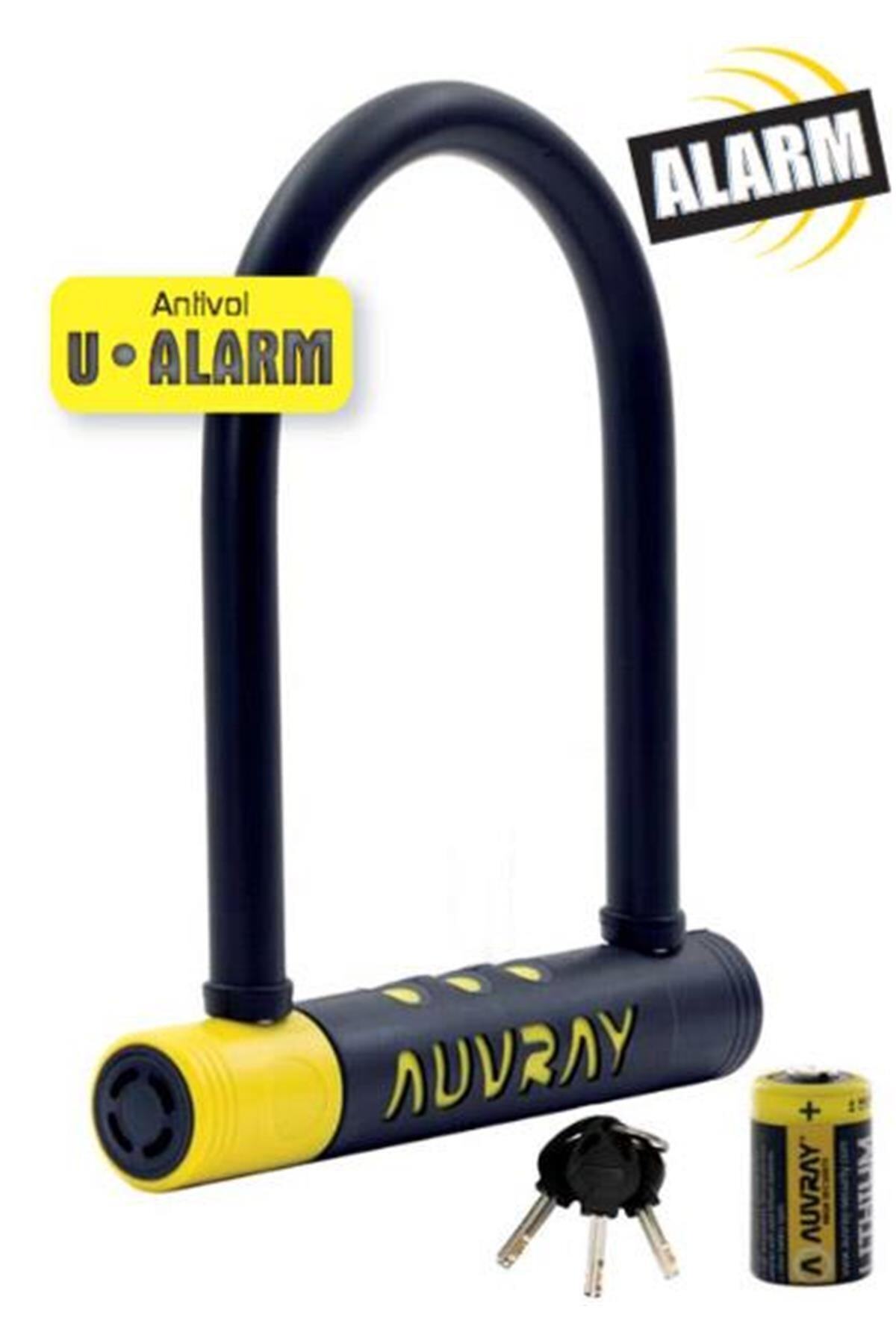Auvray Alarmlı U Kilit 128x245 D.14