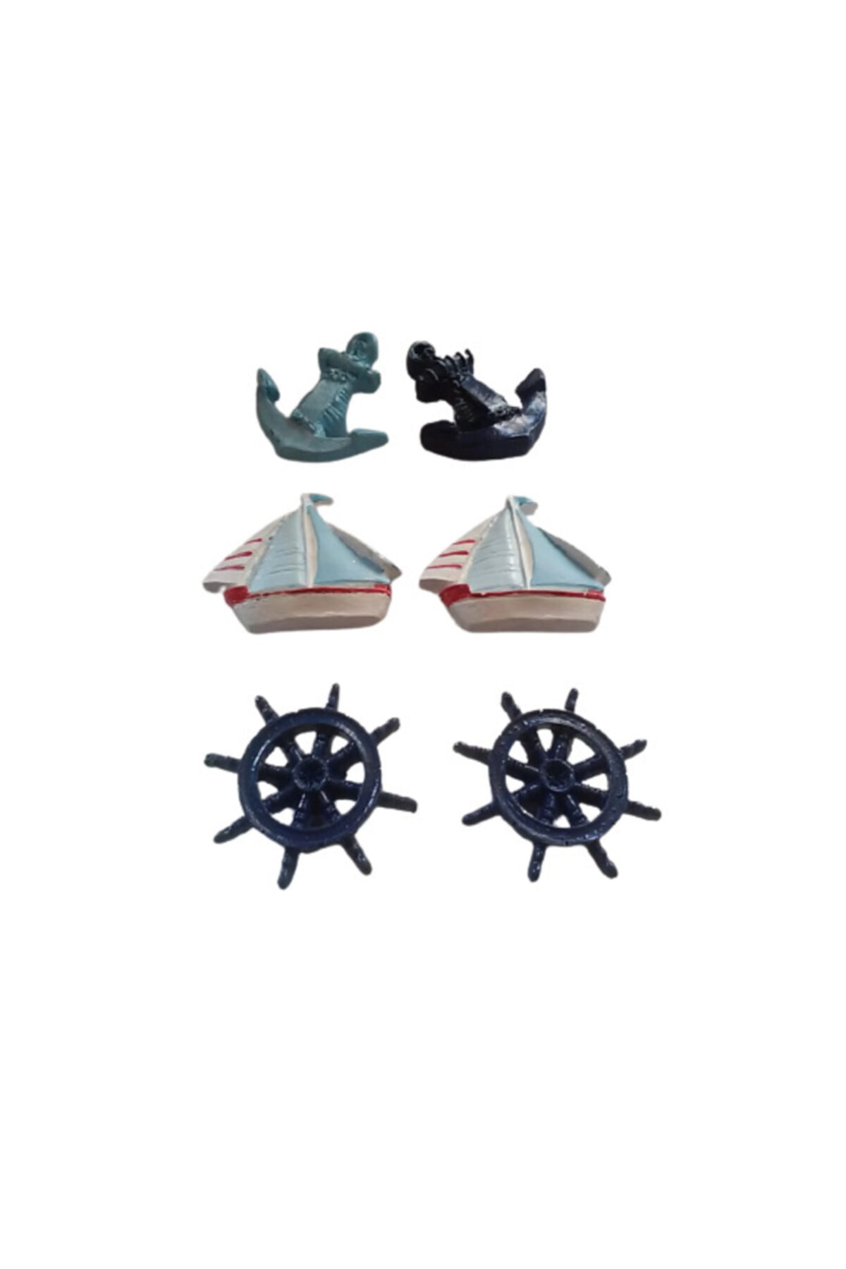 bebekulpdekor Denizci Biblo Kulp 6lı Seti Bebek Çocuk Odası Kulbu