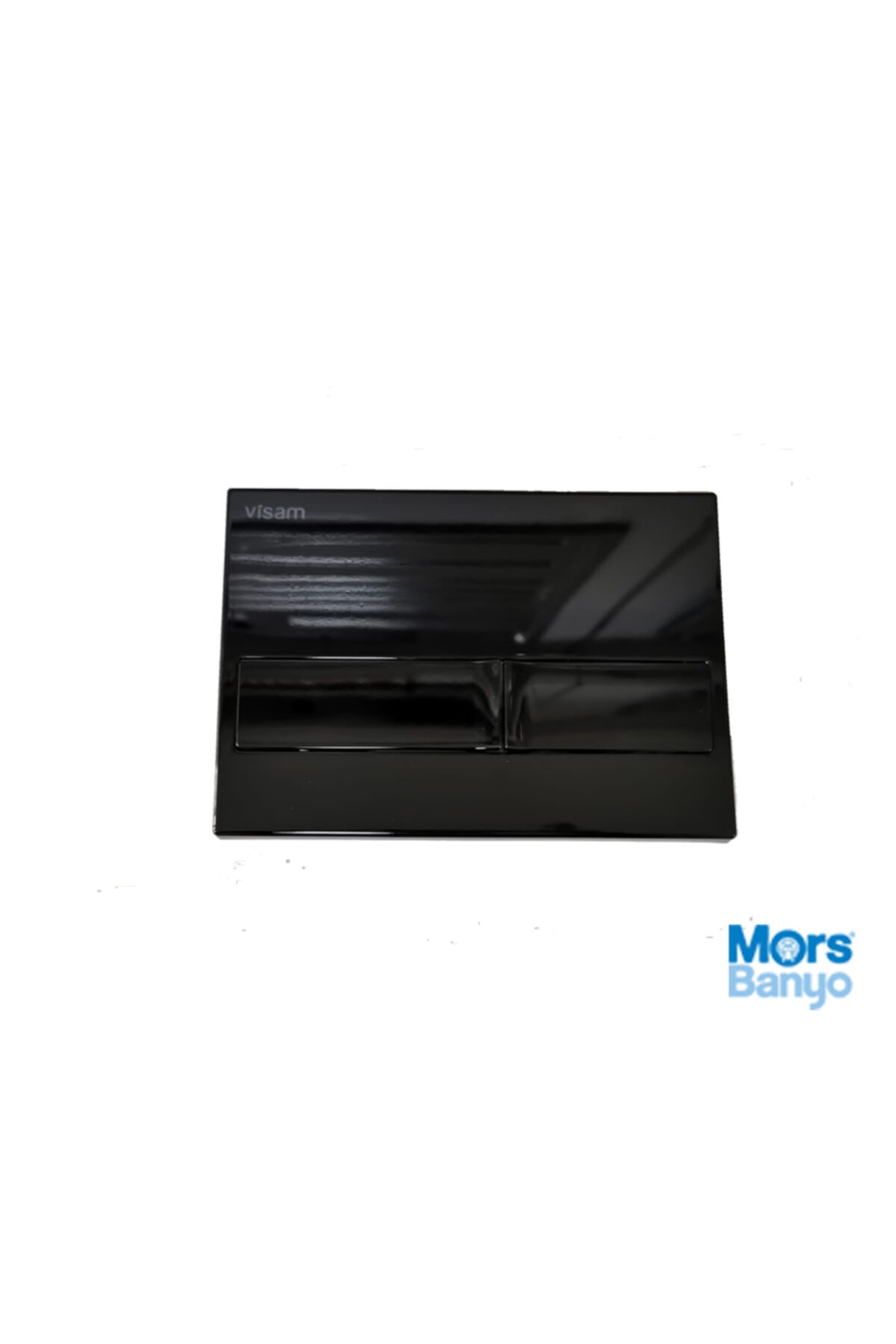 Visam Karina Parlak Siyah Gömme Rezervuar Kumanda Paneli