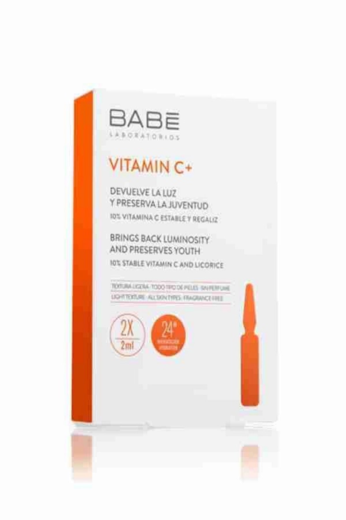 Babe Vitamin C+ Ampul: Aydınlatıcı Etkili Konsantre Bakım 2x2ml