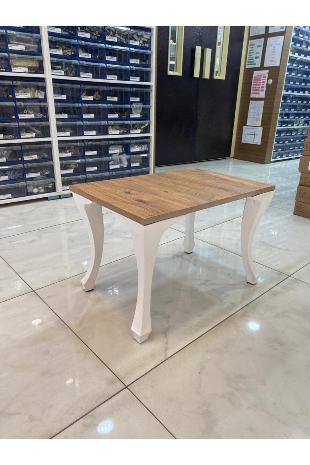 ARON HIRDAVAT Lükens Plastik Beyaz Sehpa Ayağı 40cm 4'lü Set