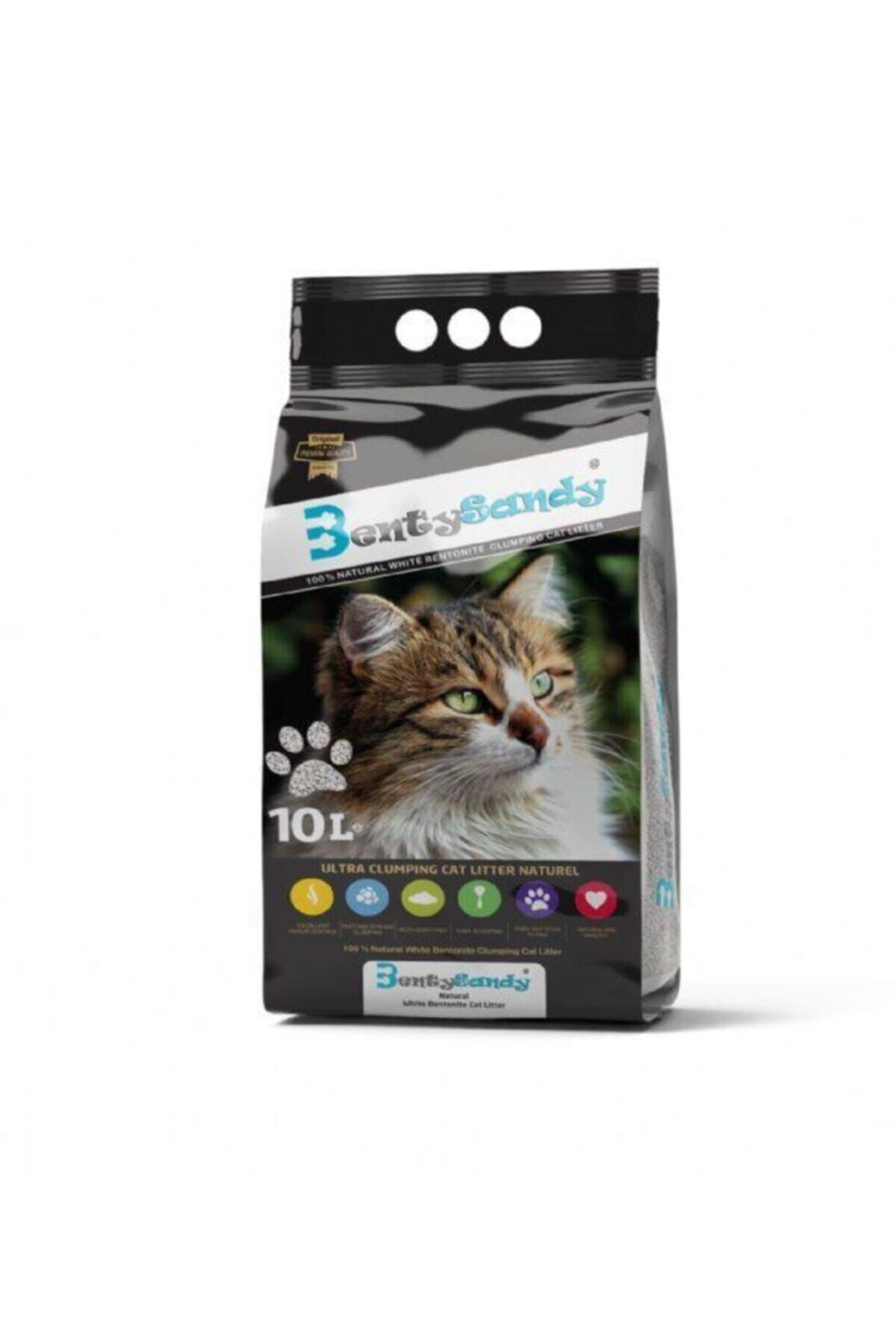BentySandy Bentonit Kedi Kumu 10 Lt - Kokusuz