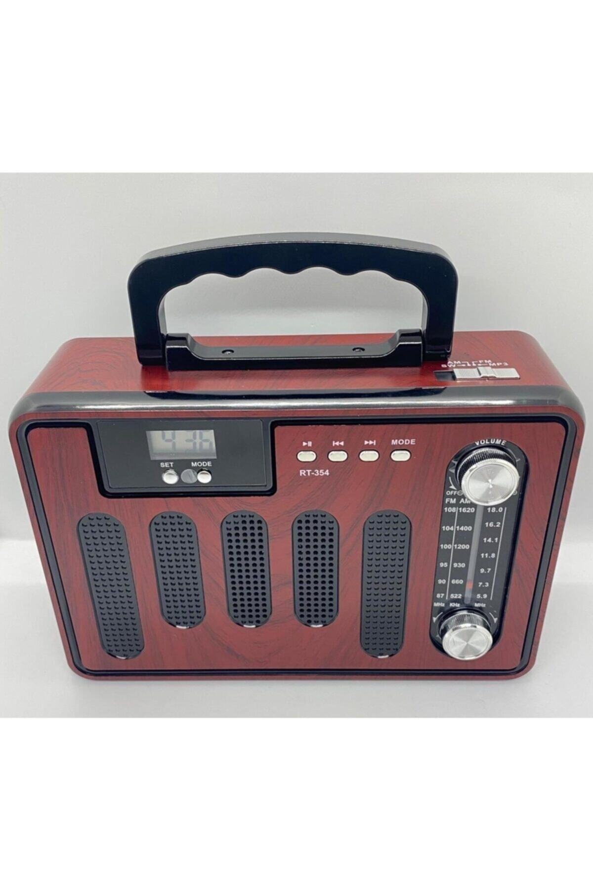 EN SİGA Nostalji Radyo Müzik Çalar Saatli 3 Band Bluetooth, Usb/sd/aux/fm