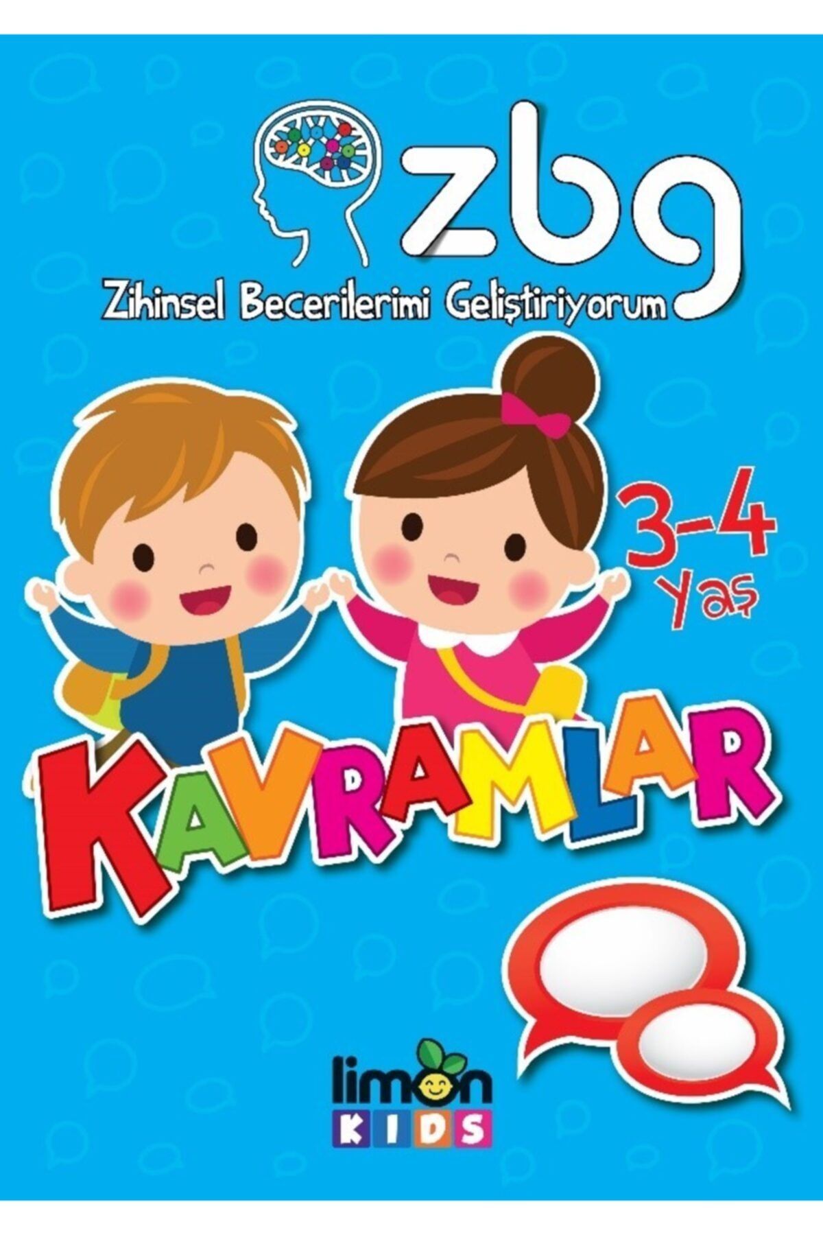 Limonkids Kavramlar (3-4 YAŞ) / Zihinsel Becerilerimi Geliştiriyorum - Limon Kids Yayınları