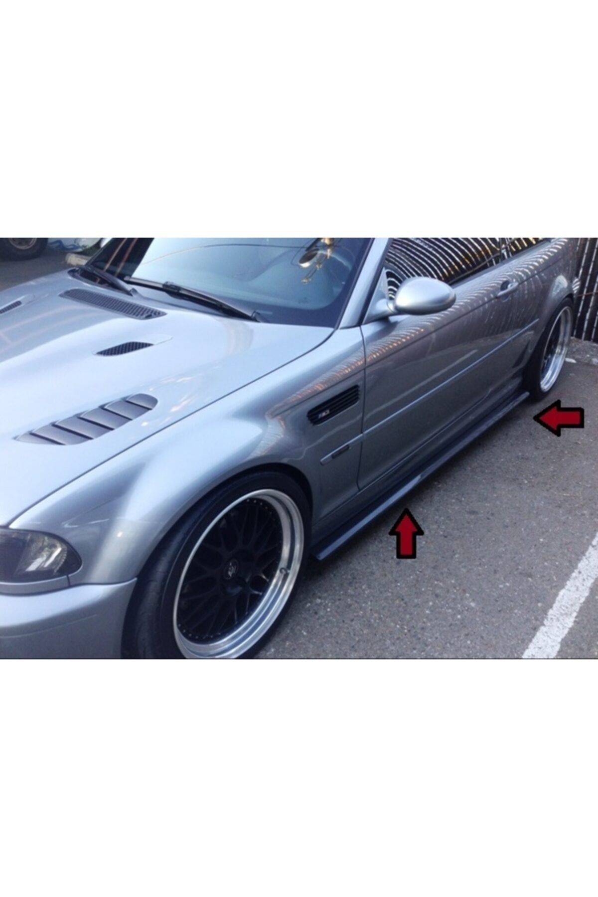 otaksan tuning Bmw E46 Marşpiyel Lipi - Plastik - Parlak Siyah