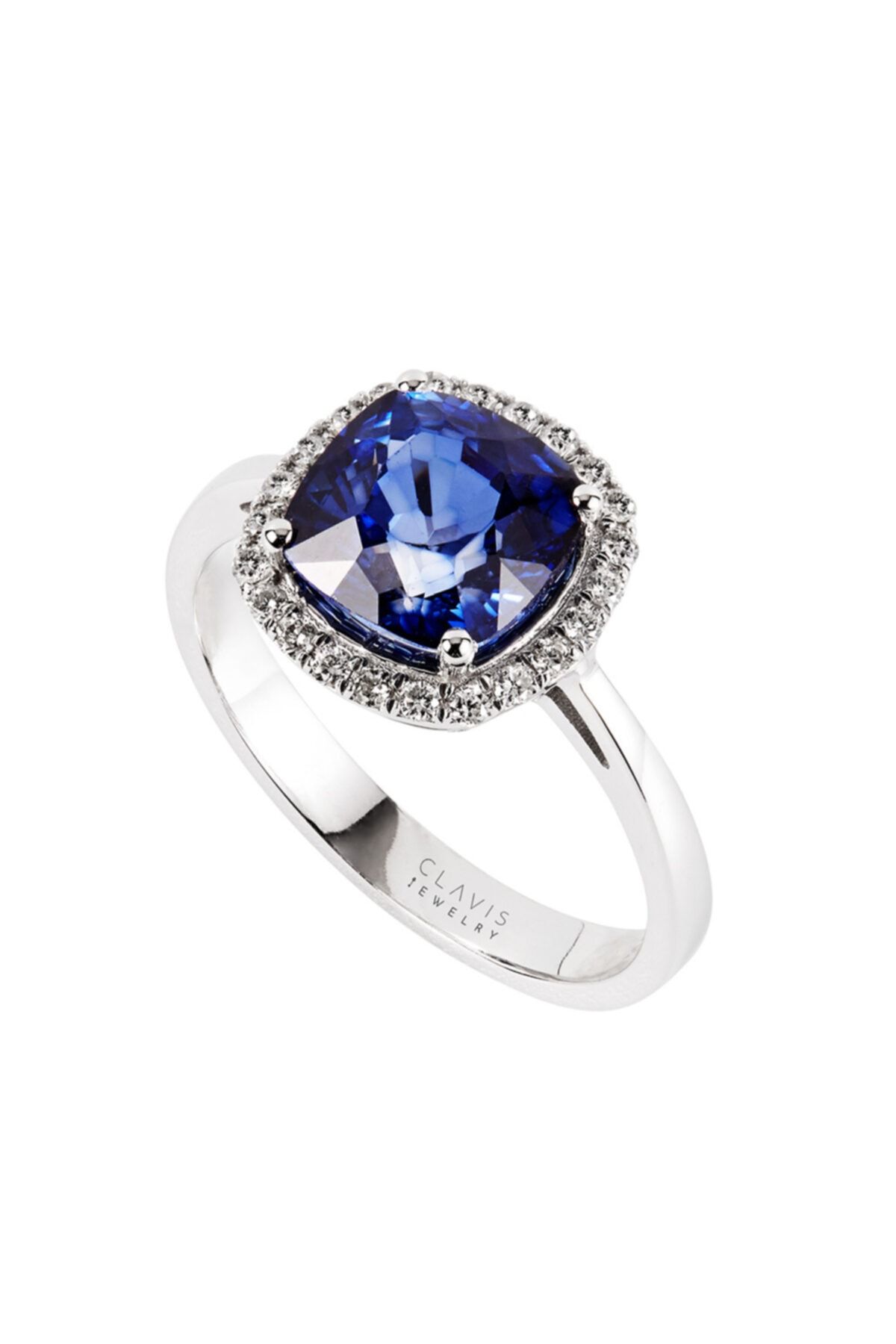 Clavis Jewelry Safir Taşlı Pırlanta Yüzük (akt2268)