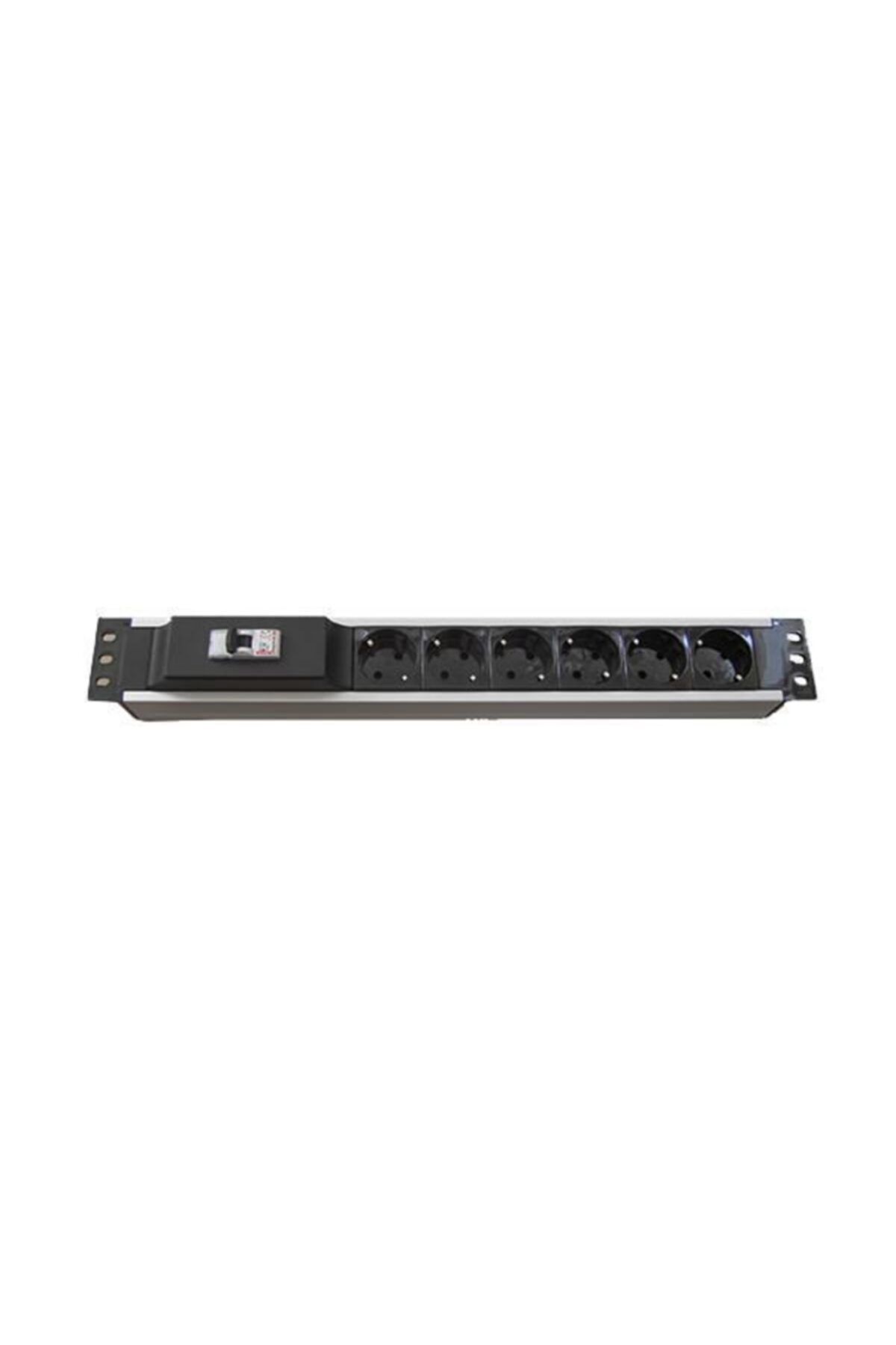 ULUSAL Sigortalı 6'lı 19'' Alüminyum Priz