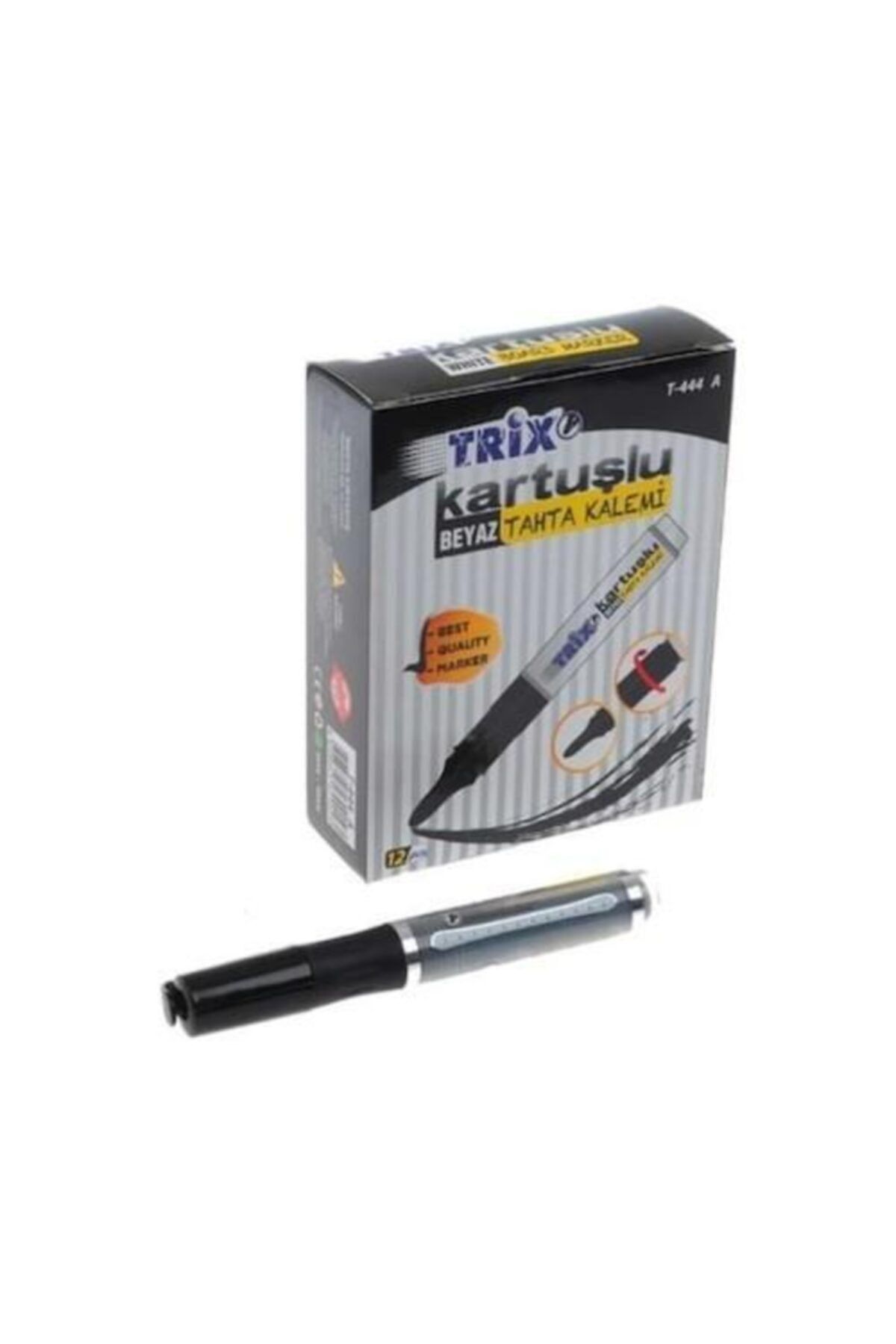 TRİX CLASS Trix T-444a Kartuşlu Tahta Kalemi Siyah 12 Li