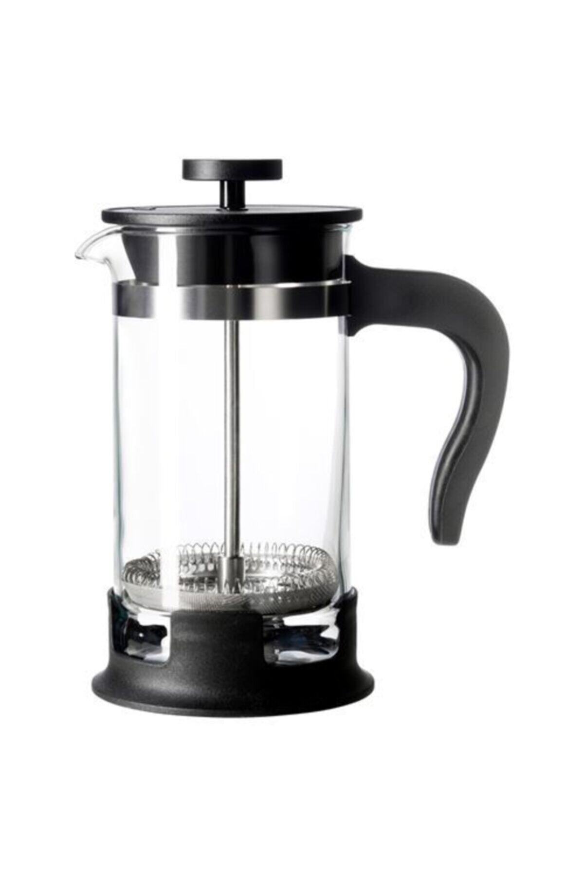 GUNESIHOME Ikea French Press - 0,4 Litre - Cam/paslanmaz Çelik