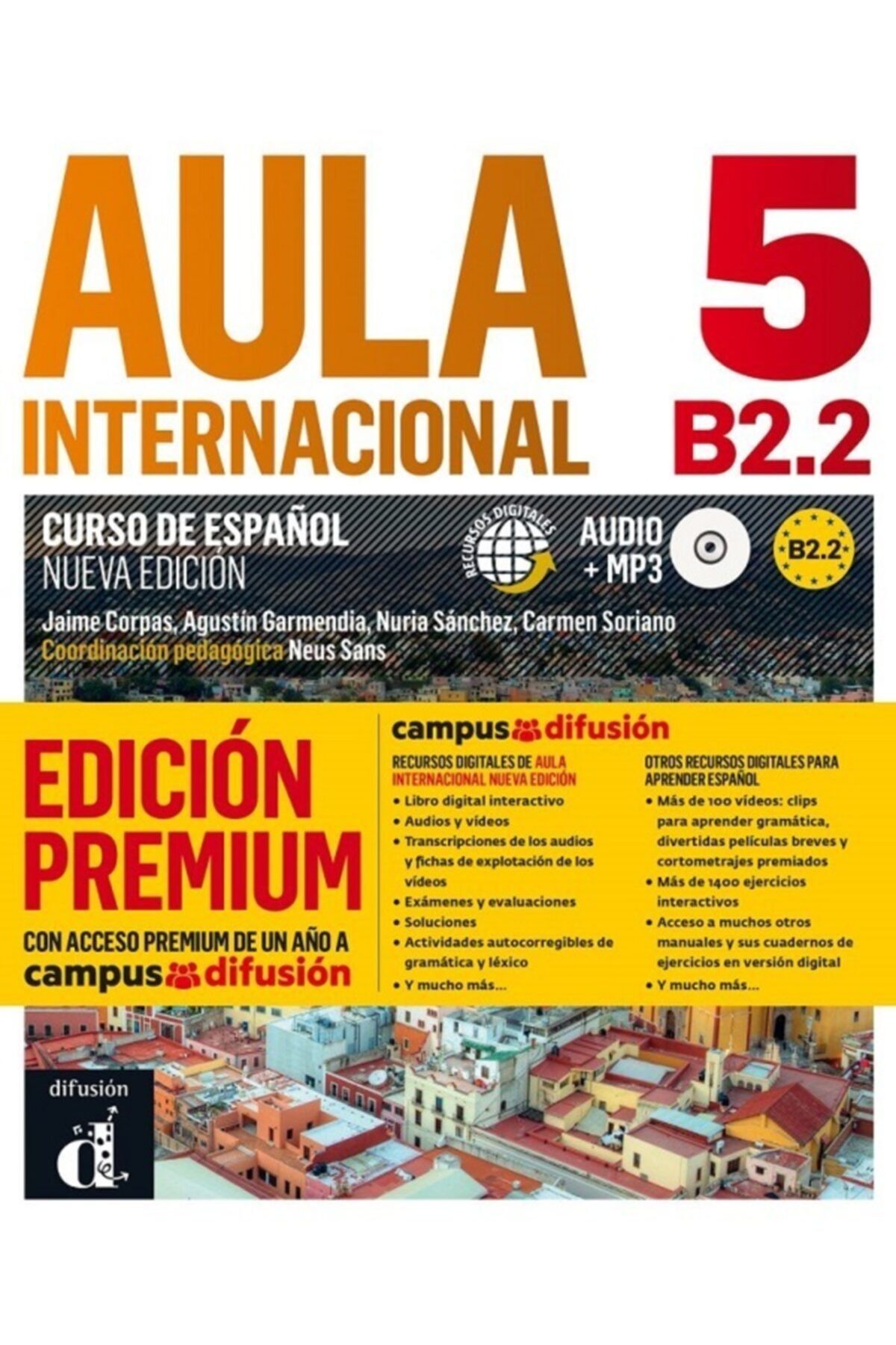 Difusion Yay Aula Int 5 Nueva Edición Libro Del Alumno Cd Prem B2.2