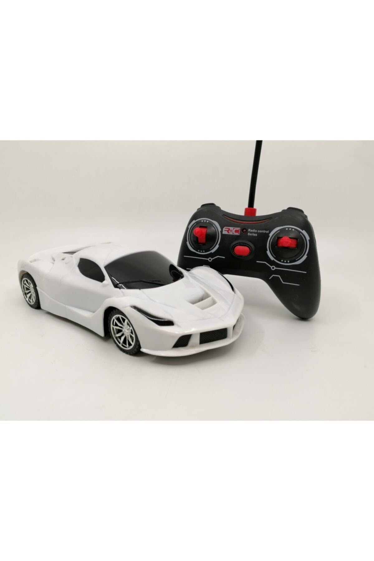 YKSTORE Uzaktan Kumandalı Şarjlı Panter Full Fonksiyon Beyaz Yarış Arabası