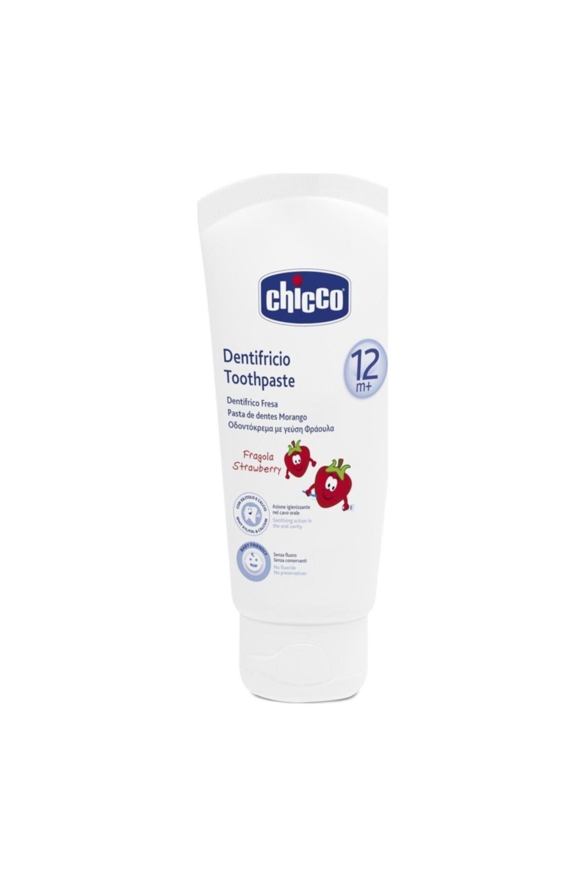 Chicco Boze Çilekli Bebek Diş Macunu 12 Ay+