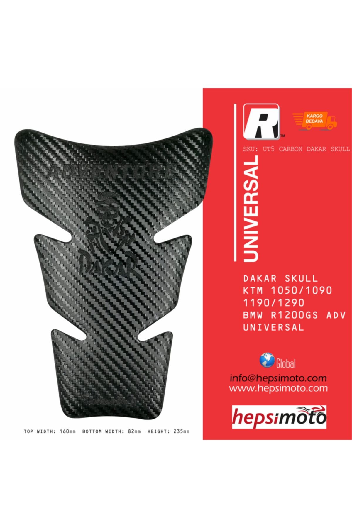 RubbaTech Ut5 Carbon Dakar Scull