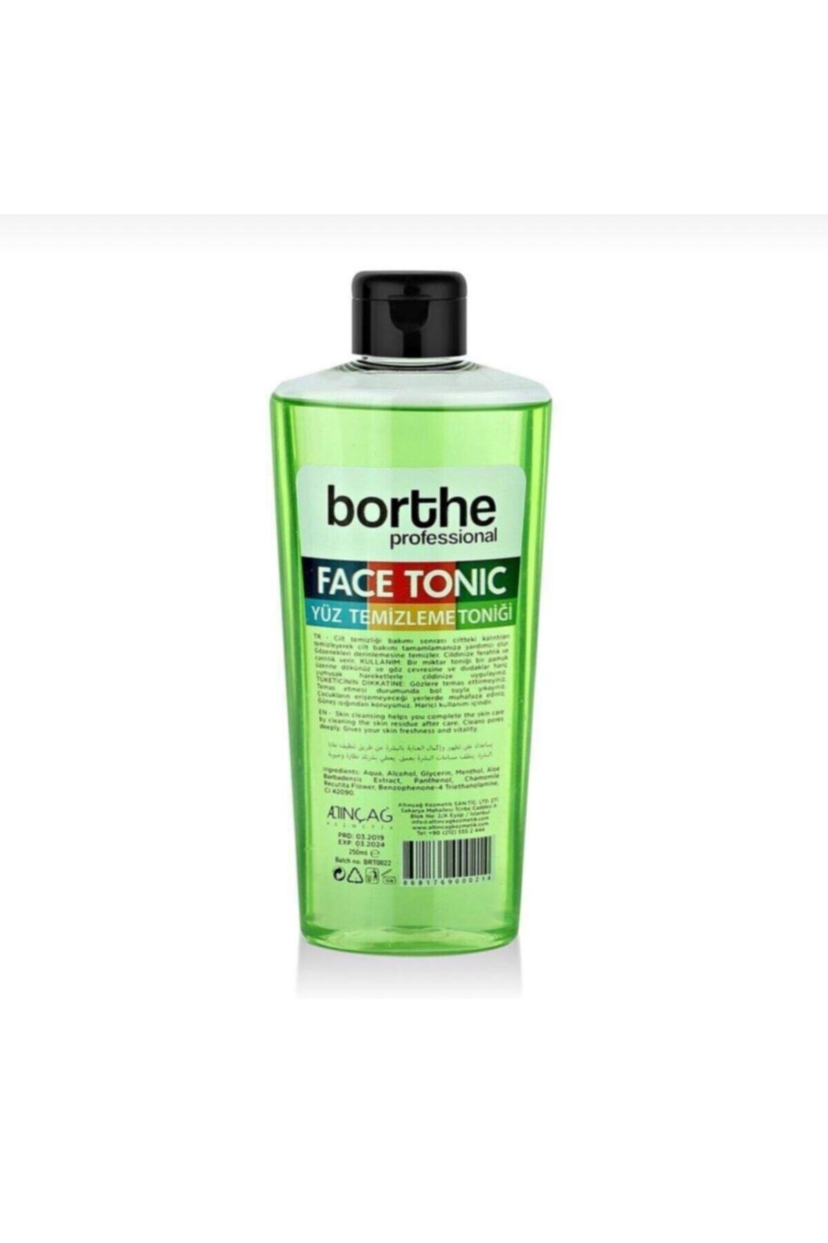 Borthe Professionel Yüz Temizleme Toniği 250 ml