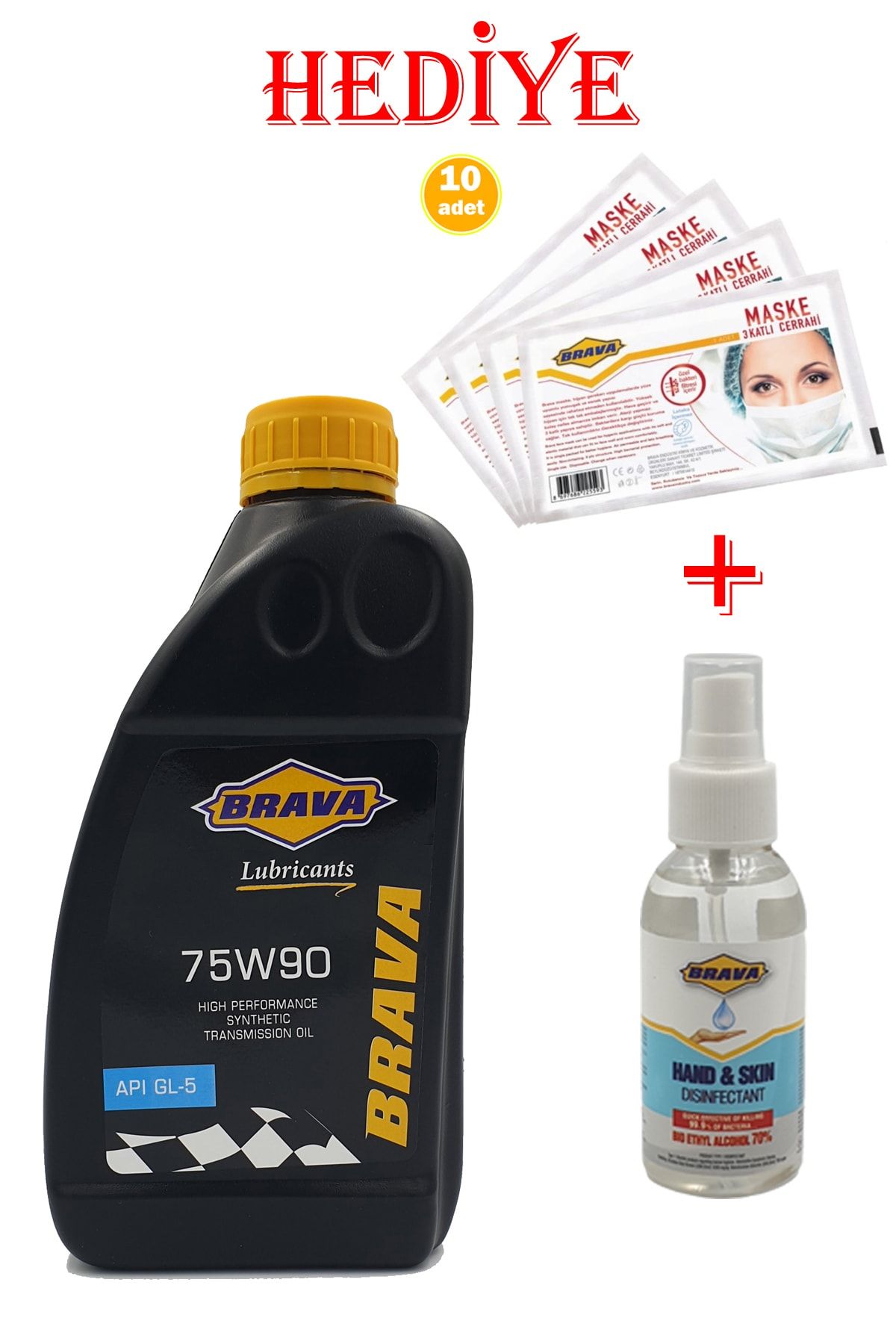 Brava - Full Sentetik 75w90 Şanzıman Yağı 1lt