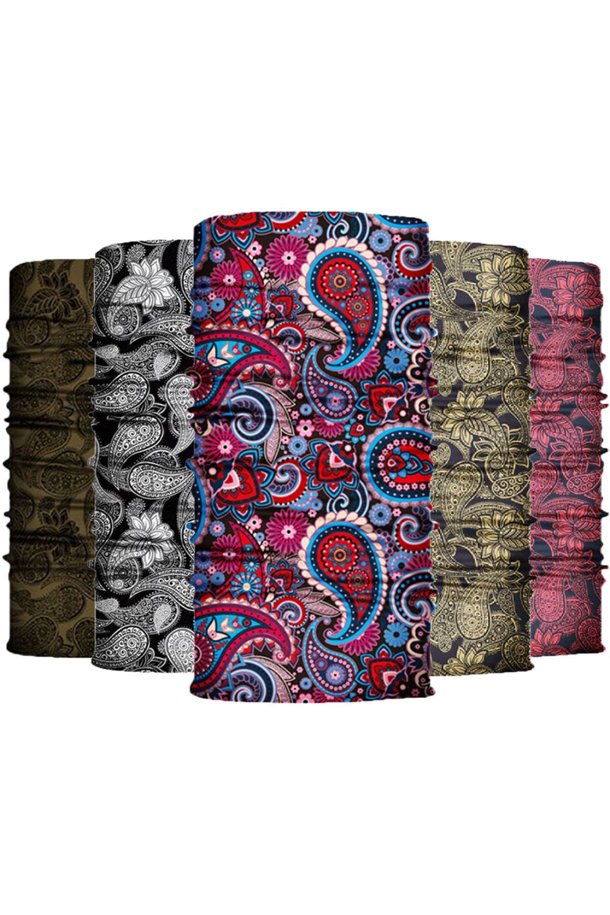 Buff Bandana Boyunluk Maske 5'li