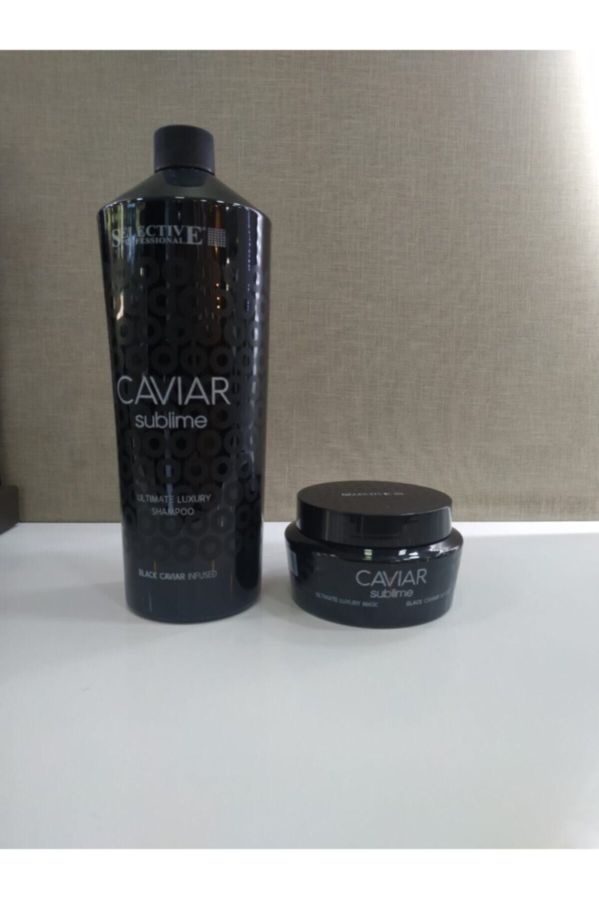 Selective Professional Caviar Sublime Ikili Set 1000 Ml Şampuan .200 Ml Maske .aparat Hediyelidir
