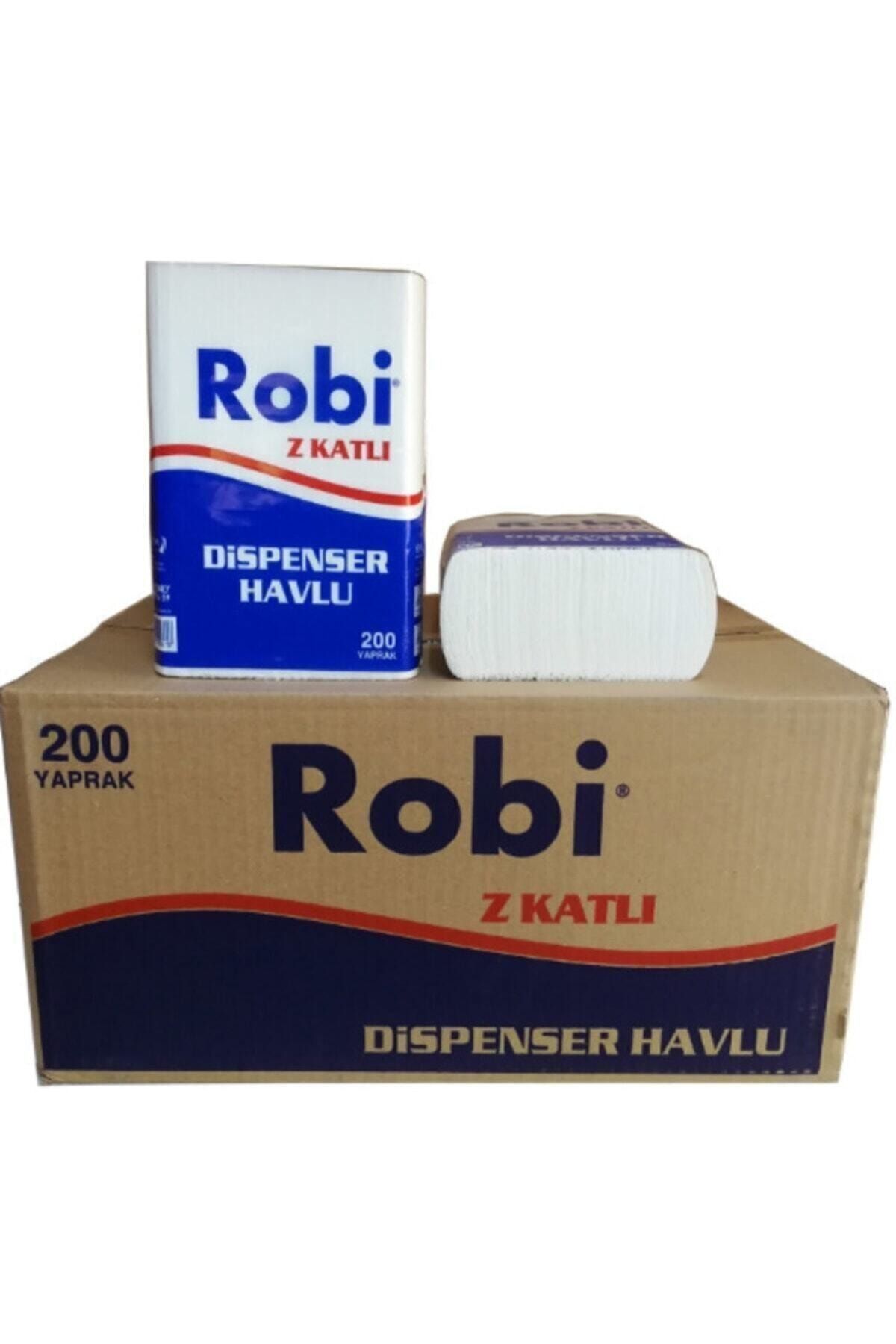 Robi Dispanser Havlu 200'lü 12 Paket 21x 21.5cm