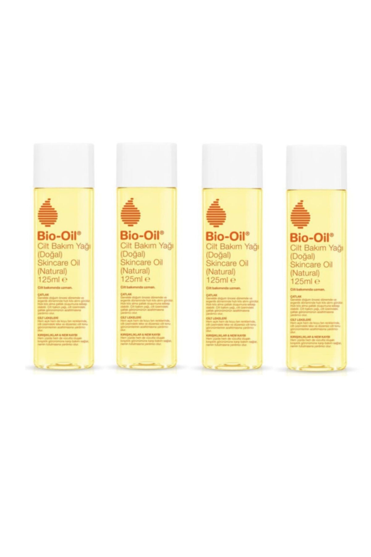 BioOil Natural Cilt Bakım Yağı 125 Ml X4 Adet