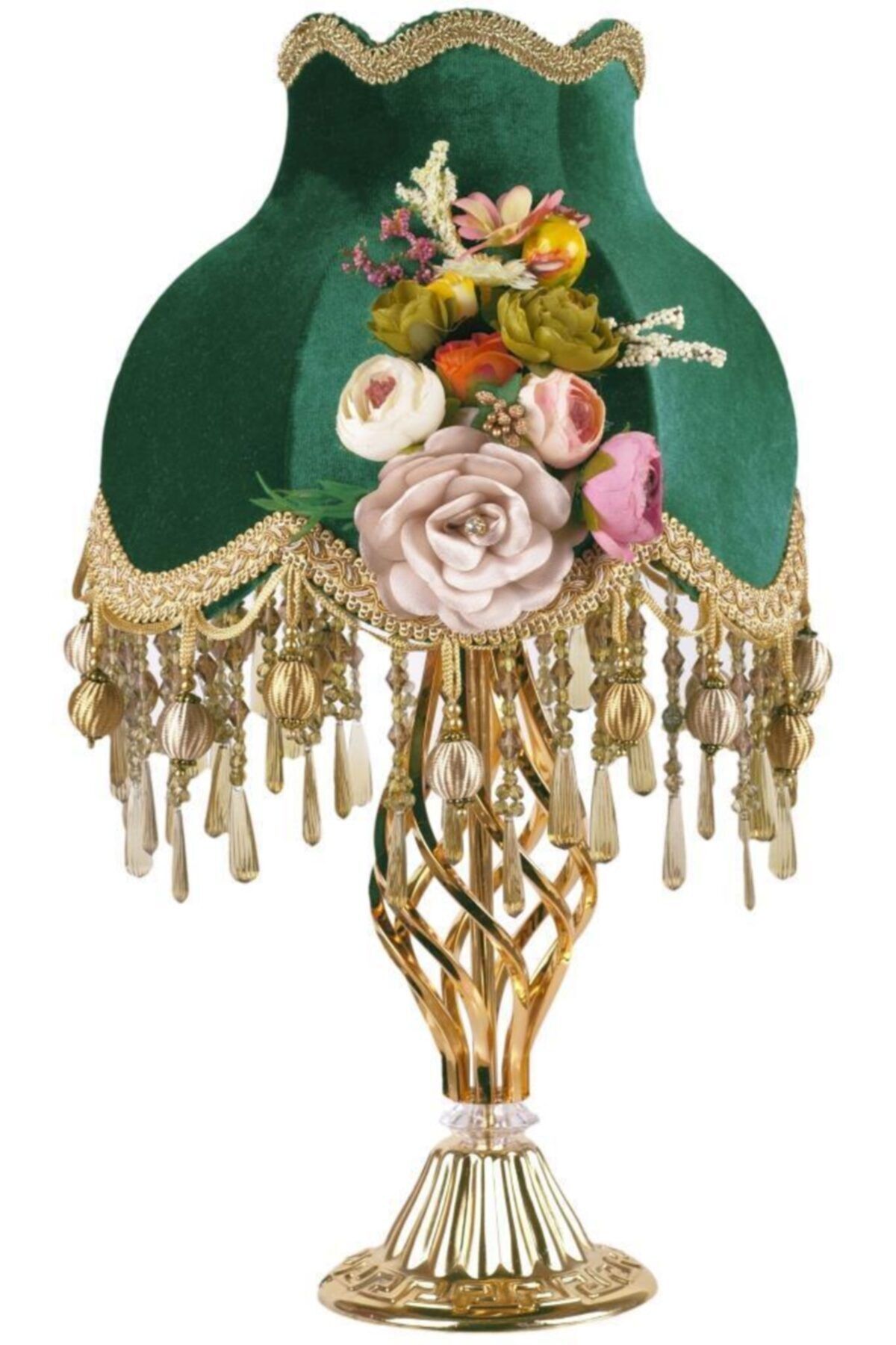 Omni Design Ab0033 Dekoratif Abajur Gece Lambası Zümrüt Yeşil