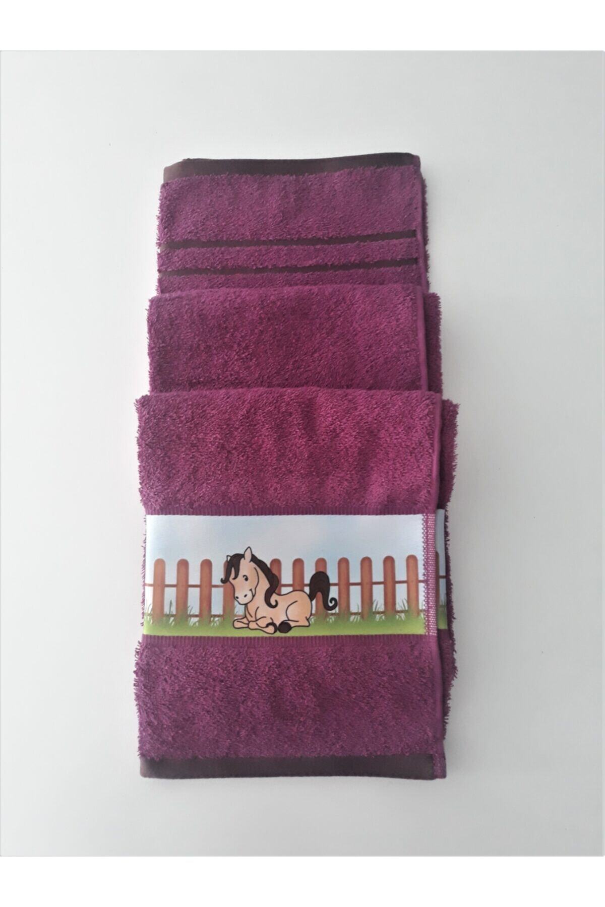 Nevateks Tekstil Baskılı Desenli Bukle Bebek El Yüz Vücut Banyo Havlusu 70x140 Cm 1 Adet