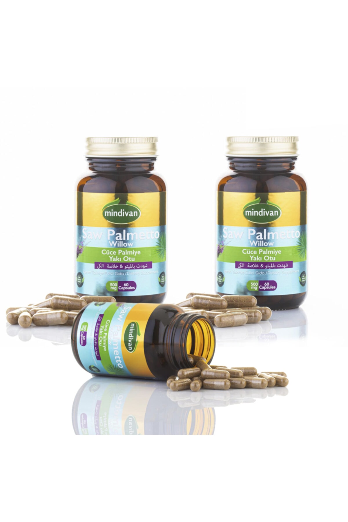 Mindivan Cüce Palmiye - Yakı Otu Ekstresi x 3 Adet