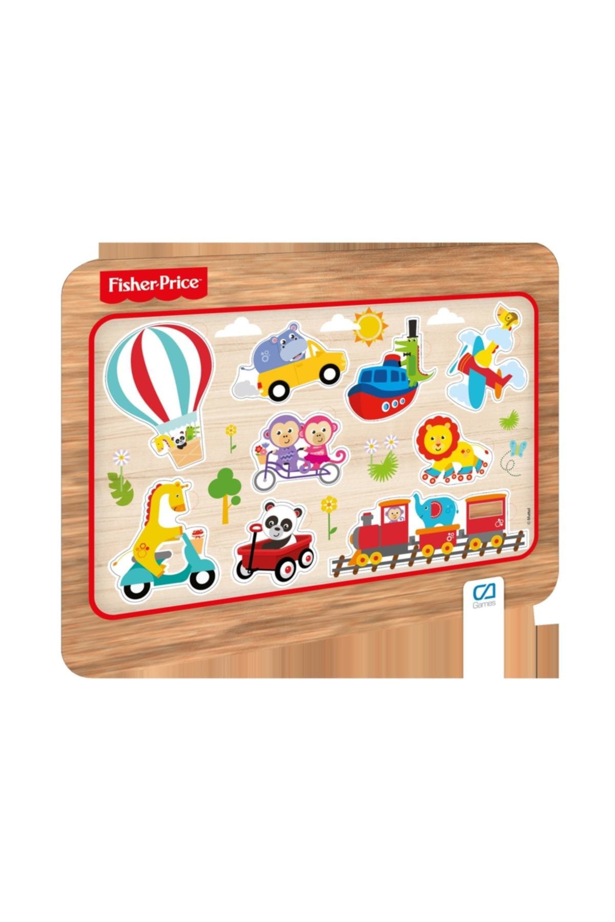 CA Games Fisher Price Taşıtlar Eğitici Frame Puzzle /