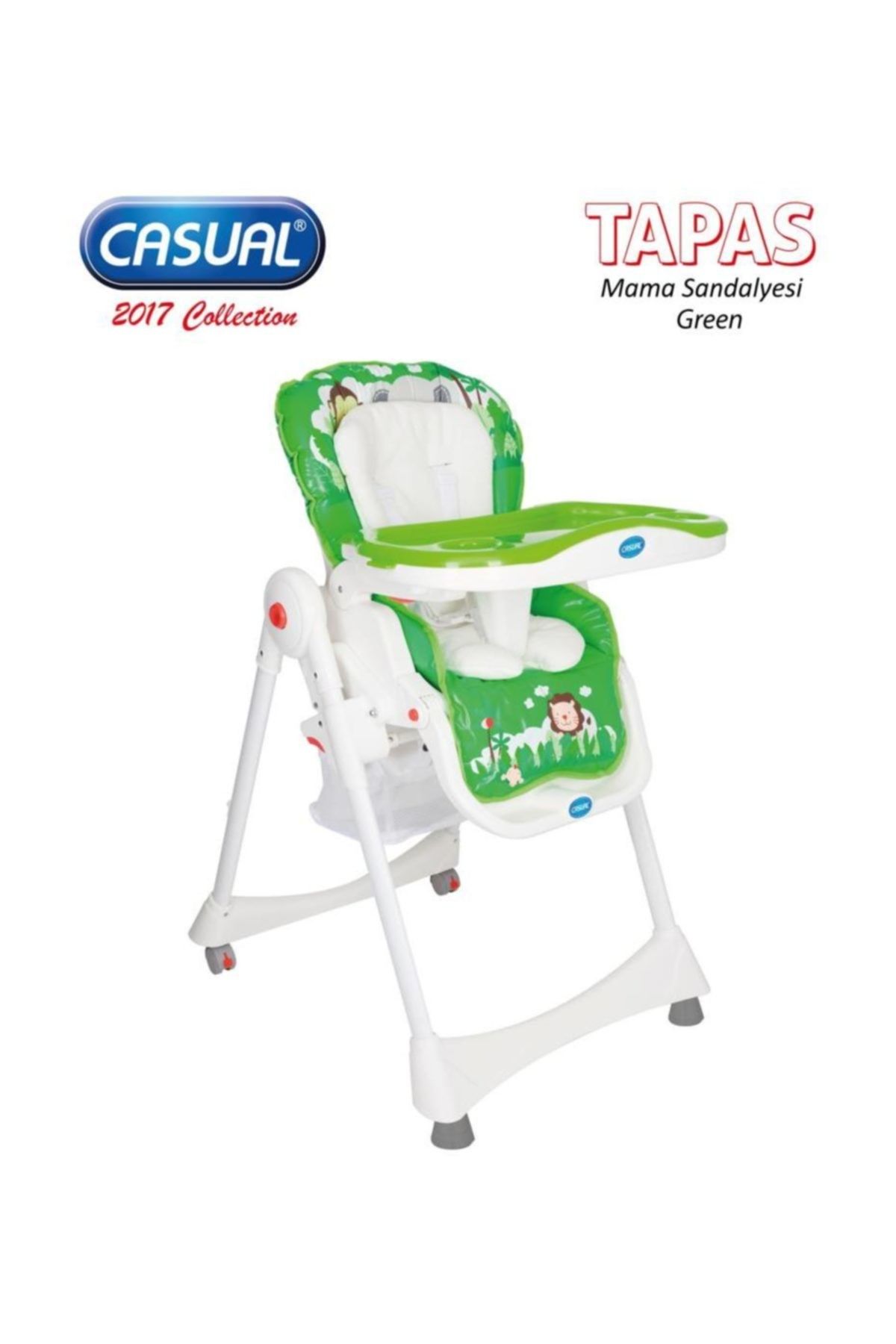 Casual Tapas Lüks Mama Sandalyesi Green /