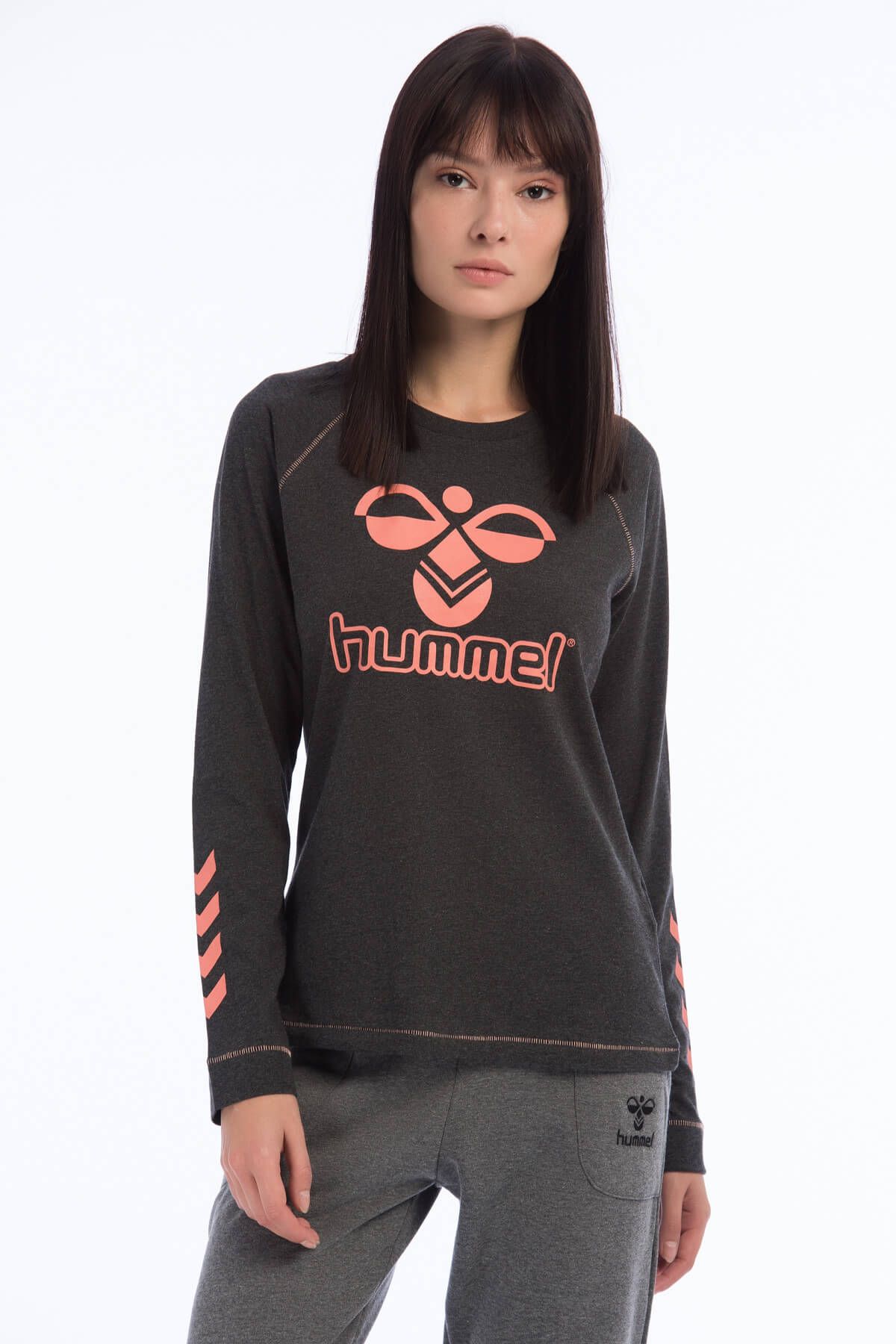 HUMMEL Kadın Sweatshirt Cara Ls Tee