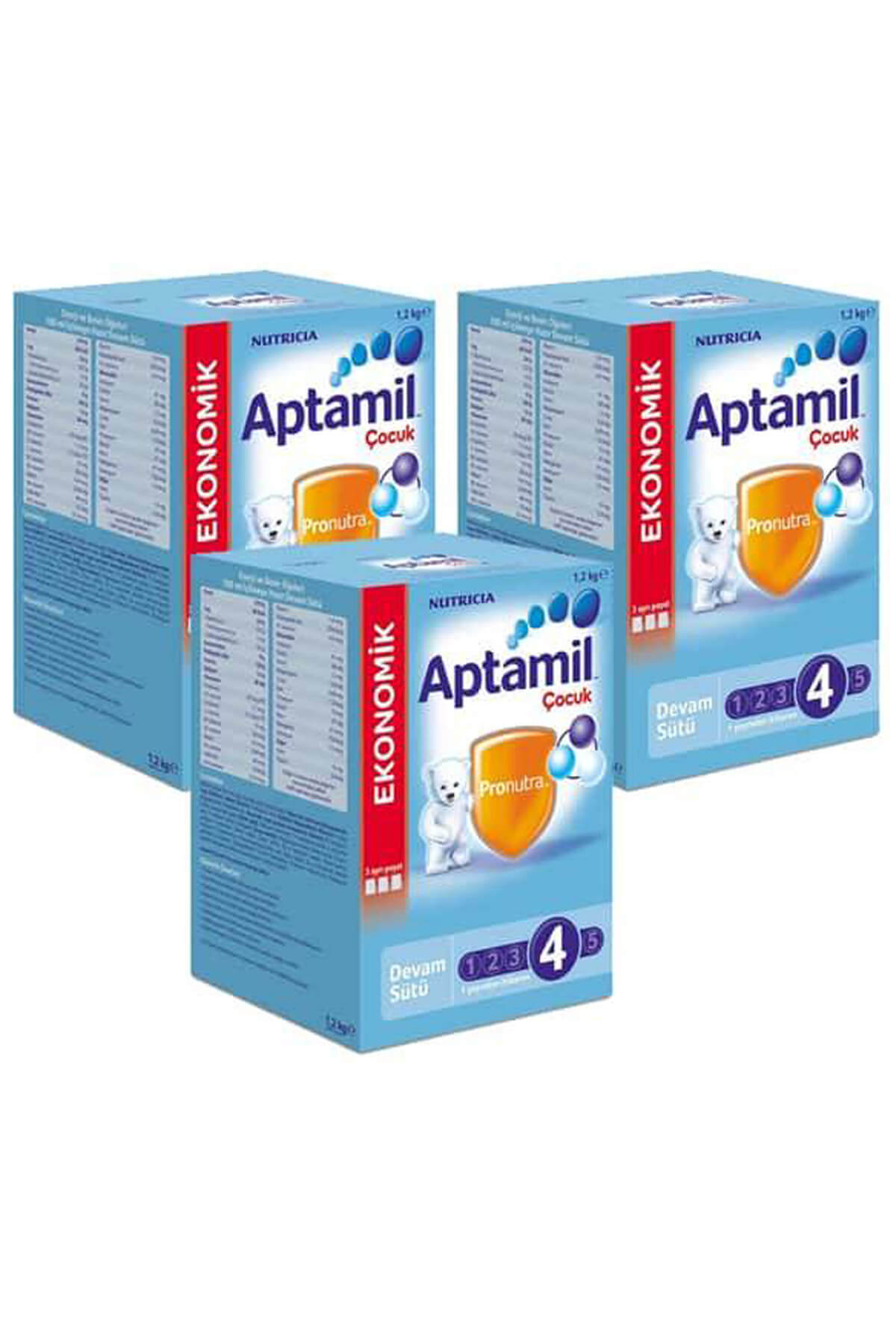 Aptamil 4 Devam Sütü 1200 Gr 3'lü