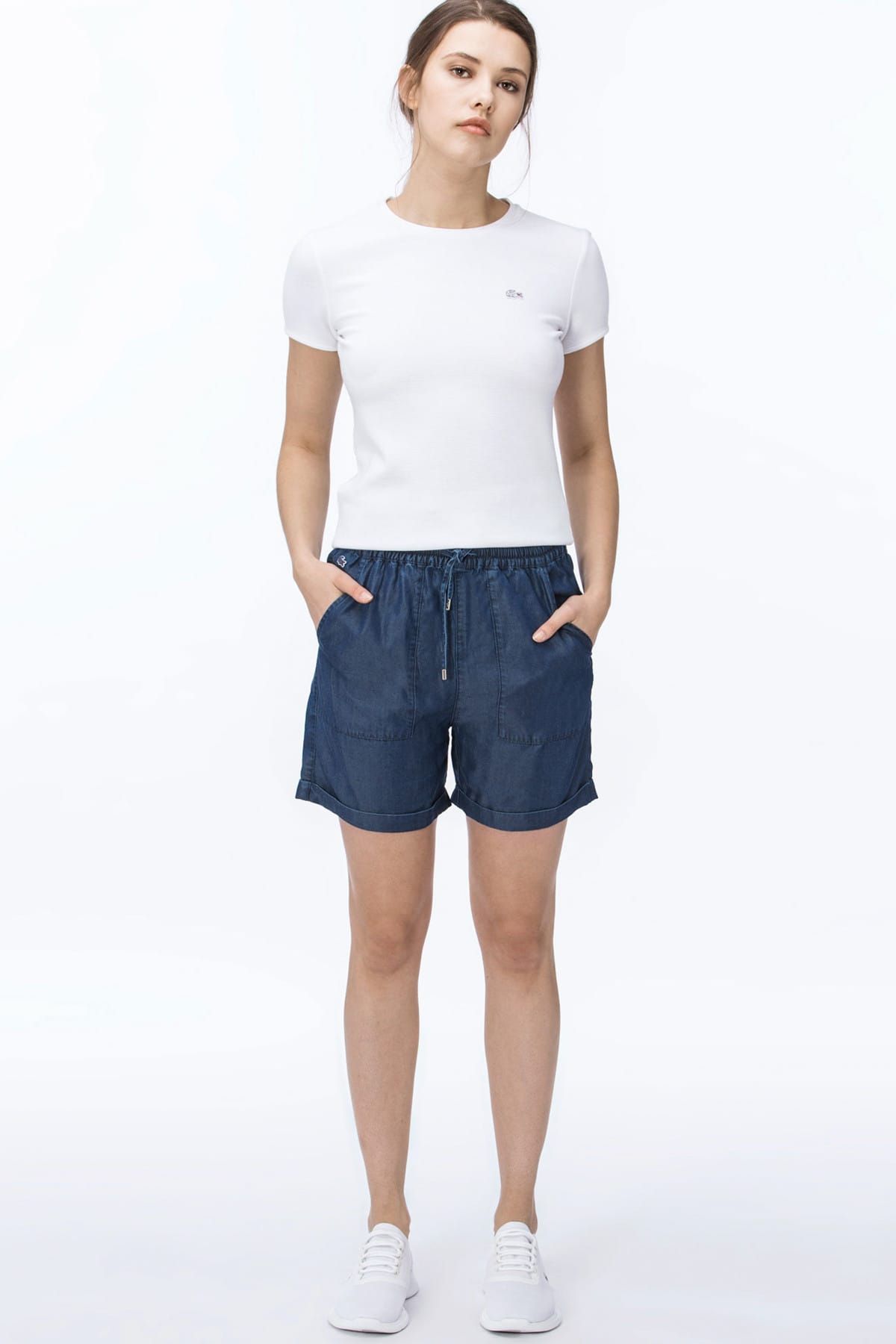 Lacoste Kadın Lacivert Şort GF0905