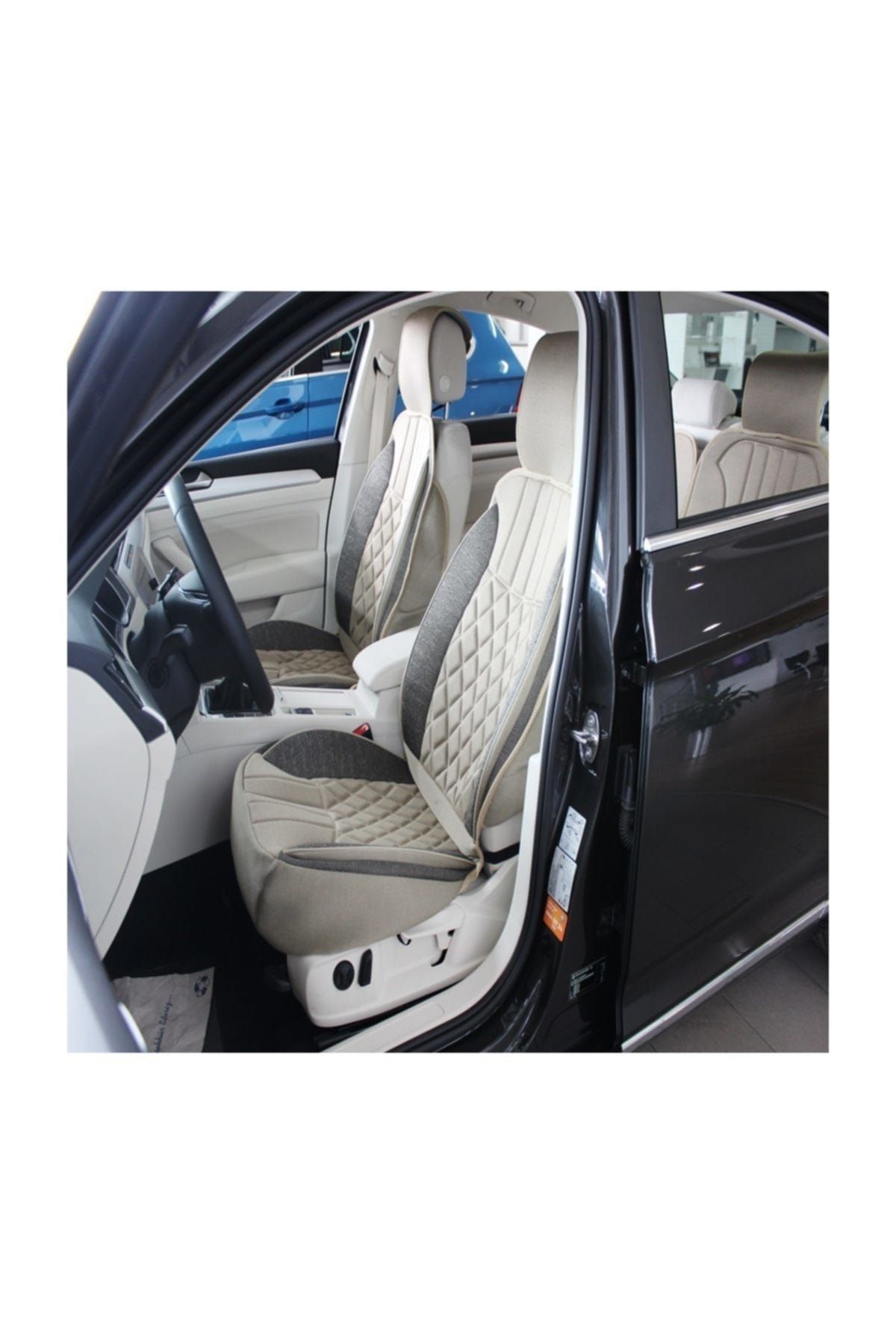 Space Tüm Araç Modellerine Uyumlu Senturk Auto Elegance Minder 5 li Set Ön Ön Arka Takım Bej